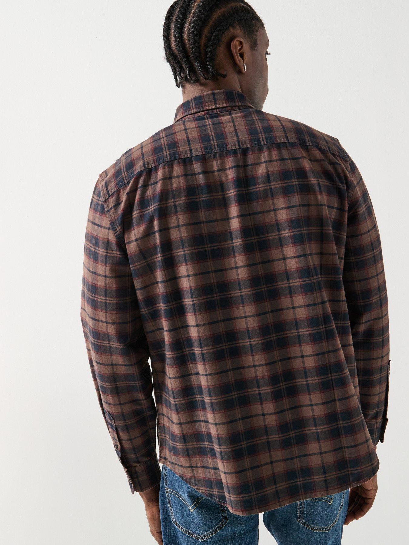 Image 2 of 6 of Levi's Authentic Button Down Long Sleeve Shirt - Brown