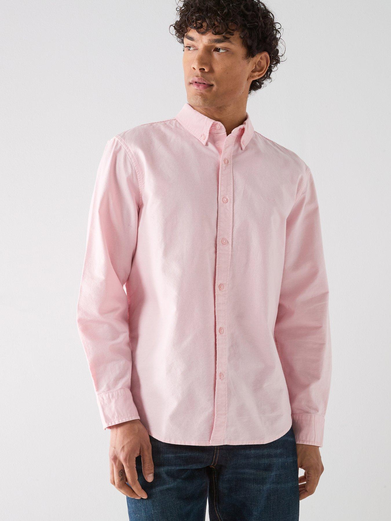 Image 1 of 5 of Levi's Authentic Button Down Long Sleeve Shirt - Pink
