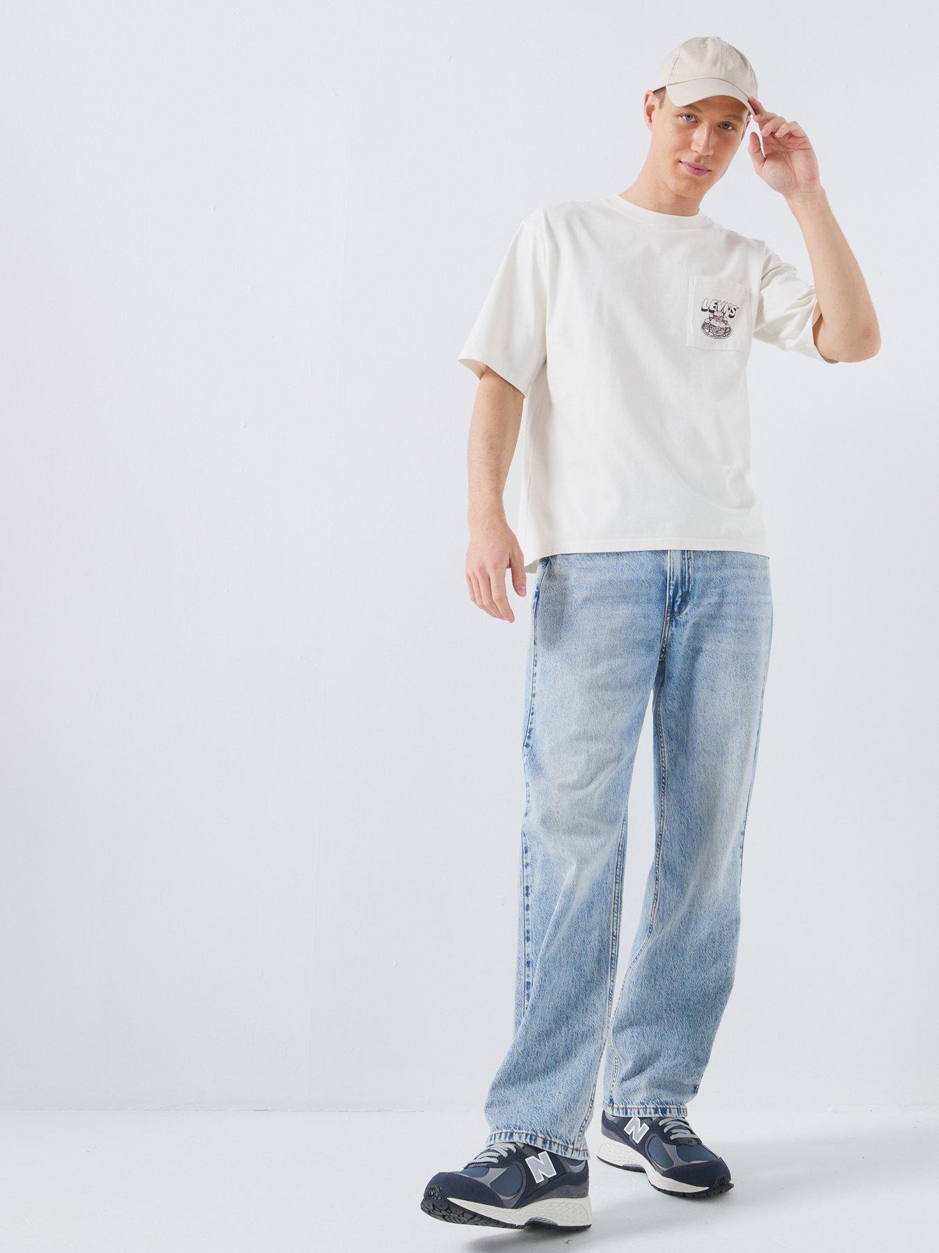 Image 3 of 5 of Levi's 565 Loose Straight Fit Jeans - Always Here Light Blue