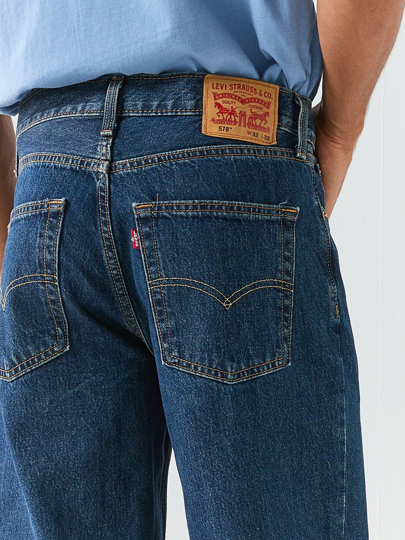 Image 4 of 5 of Levi's 578 Baggy Loose Fit Jeans - Rinse Crusader