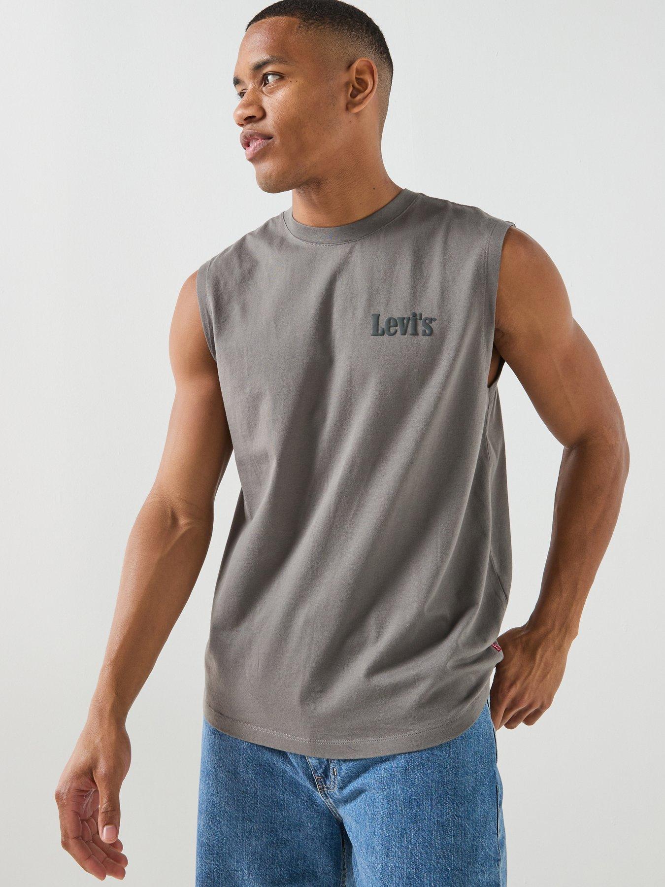 Levi's Muscle Tank Vest - Dark Grey