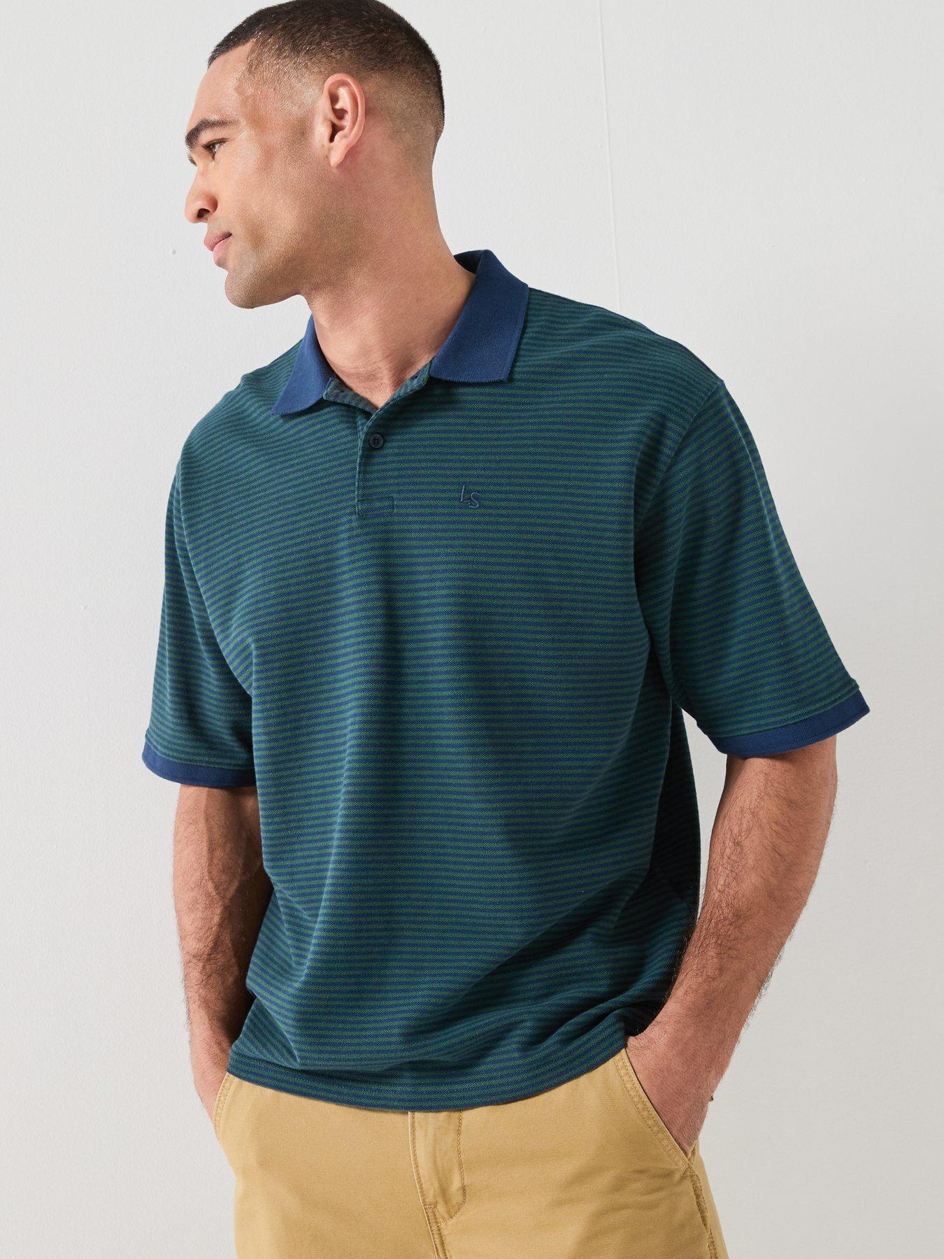 Image 1 of 5 of Levi's Finn Boxy Stripe Polo Shirt