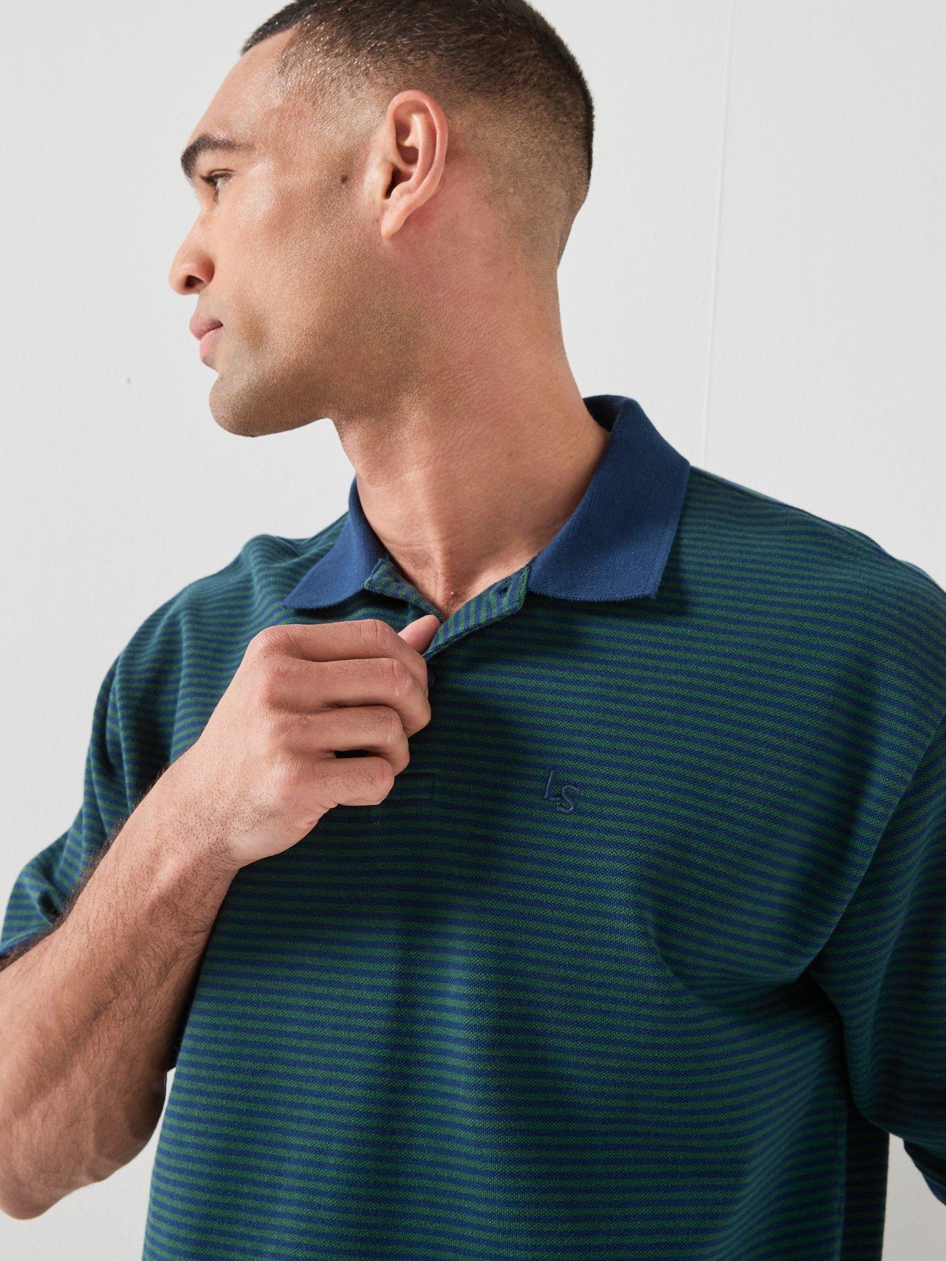 Image 4 of 5 of Levi's Finn Boxy Stripe Polo Shirt
