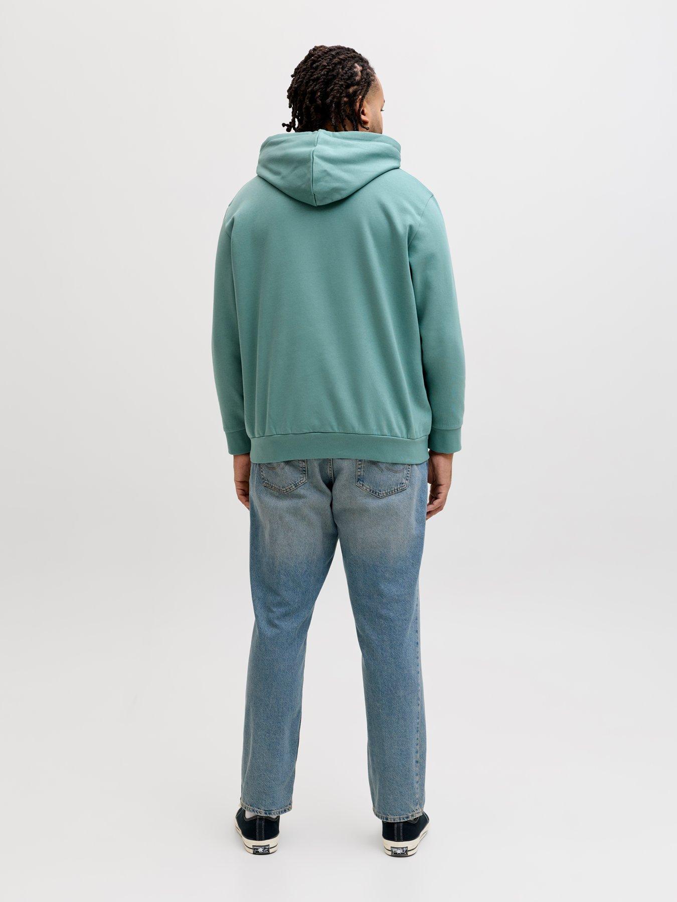 Image 2 of 5 of Jack & Jones Plus Logo Hoodie - Blue