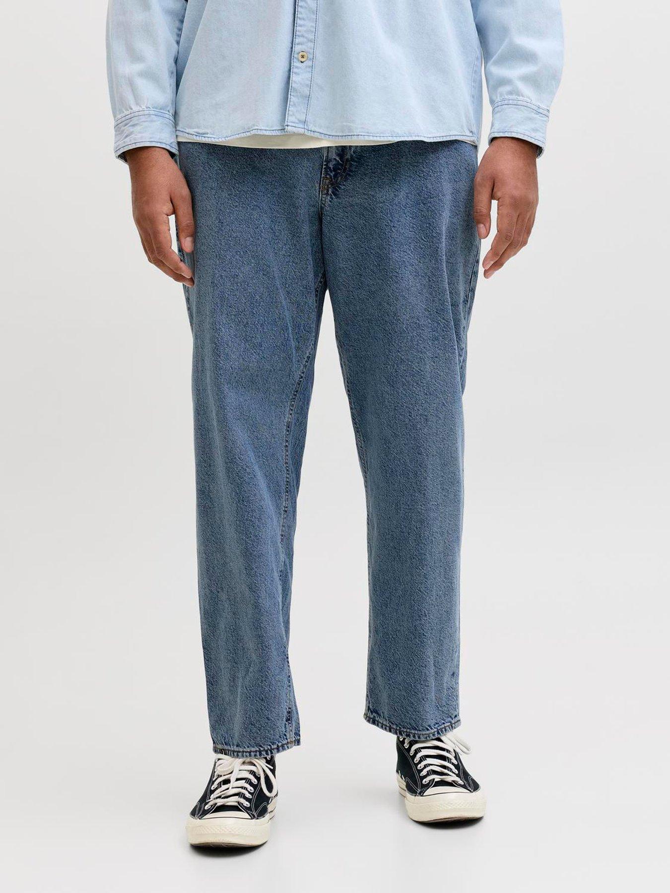 Jack & Jones Plus Chris Original 060 Relaxed Fit Jeans - Blue