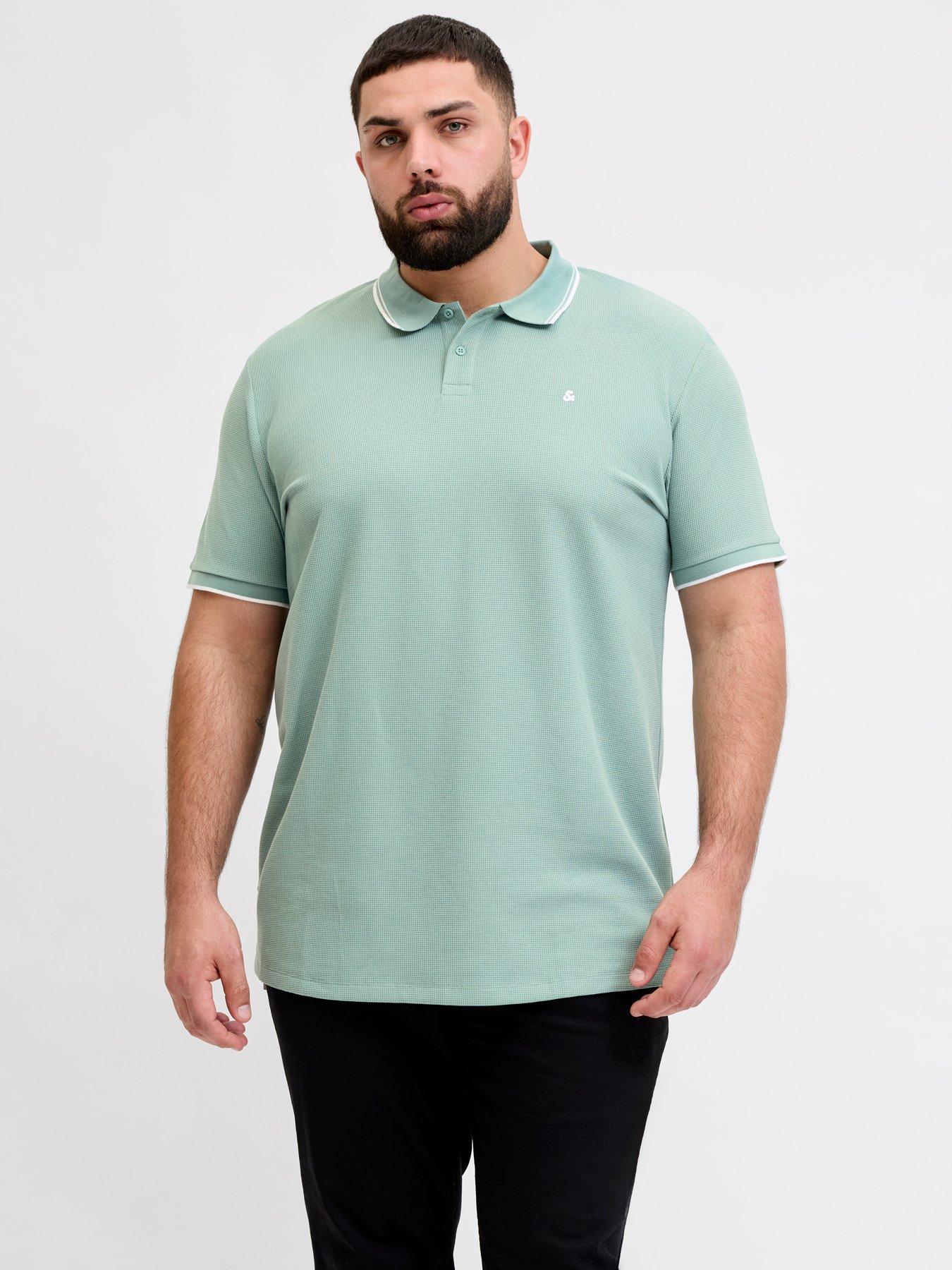 Jack & Jones Plus Austin Polo Shirt - Green