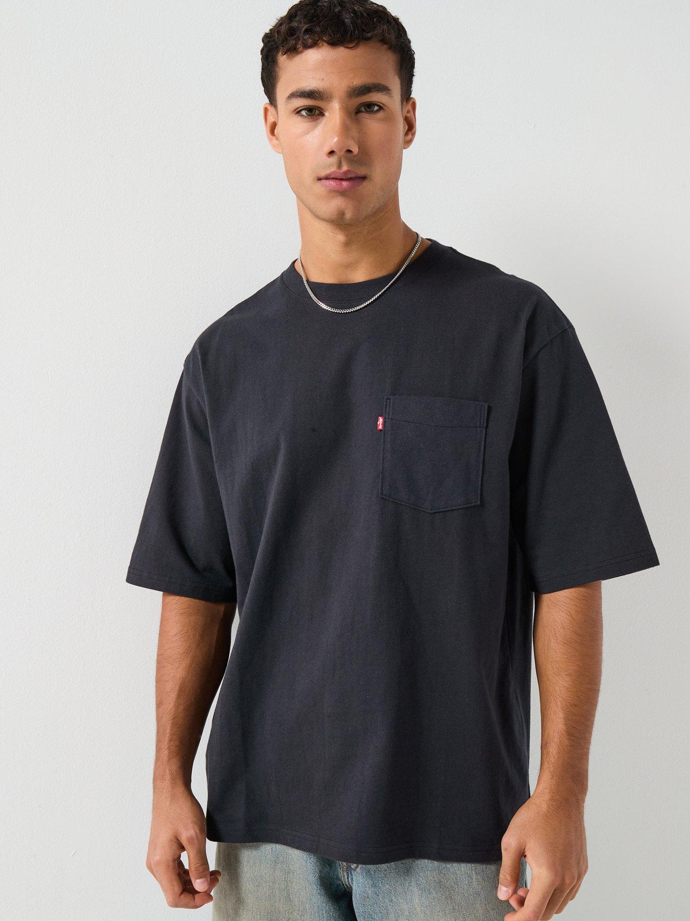 Image 5 of 6 of Levi's Pocket Loose Fit T-Shirt - Black