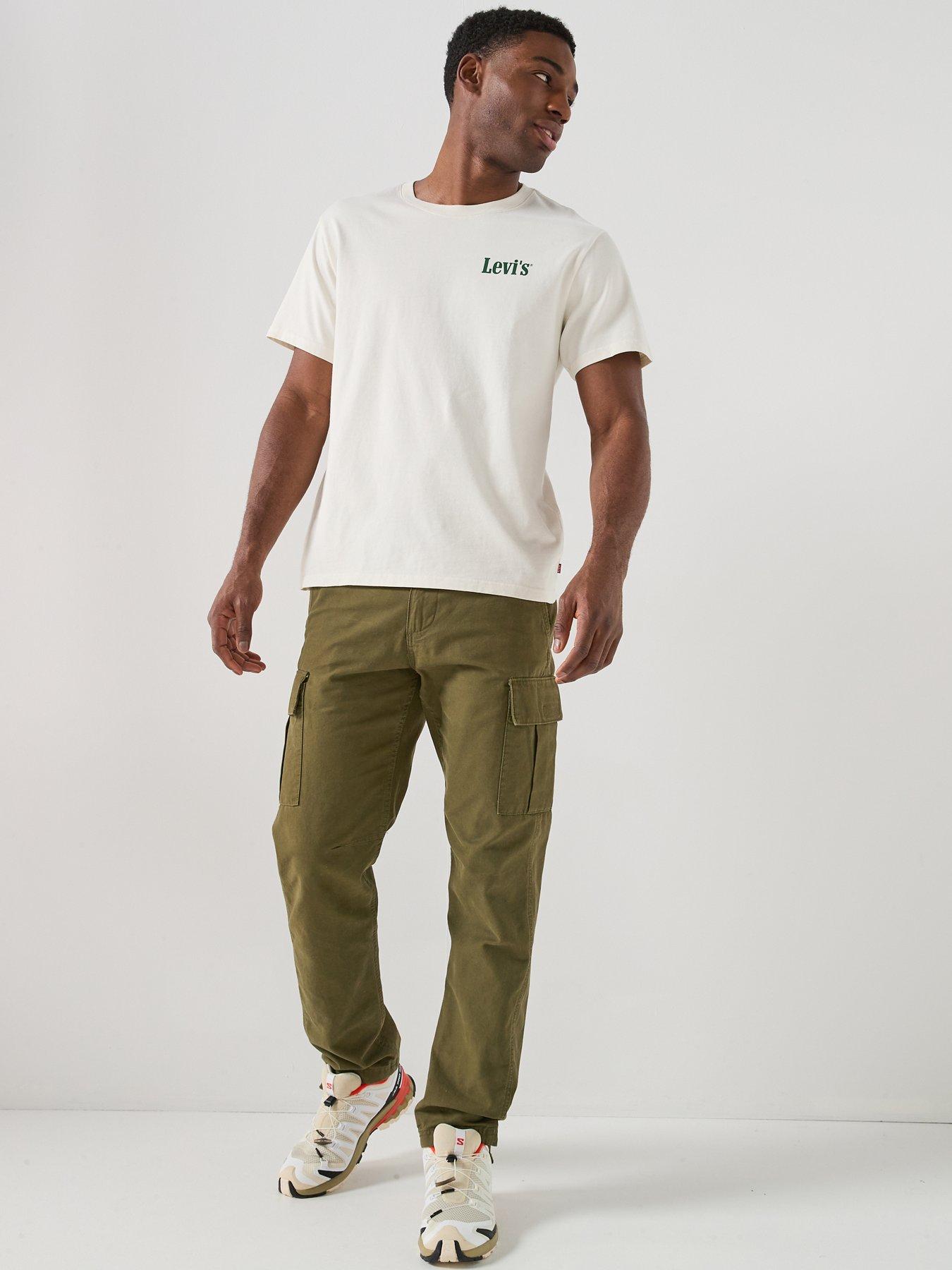 Image 3 of 6 of Levi's Fresh Egret Back Graphic Relaxed Fit T-Shirt - White