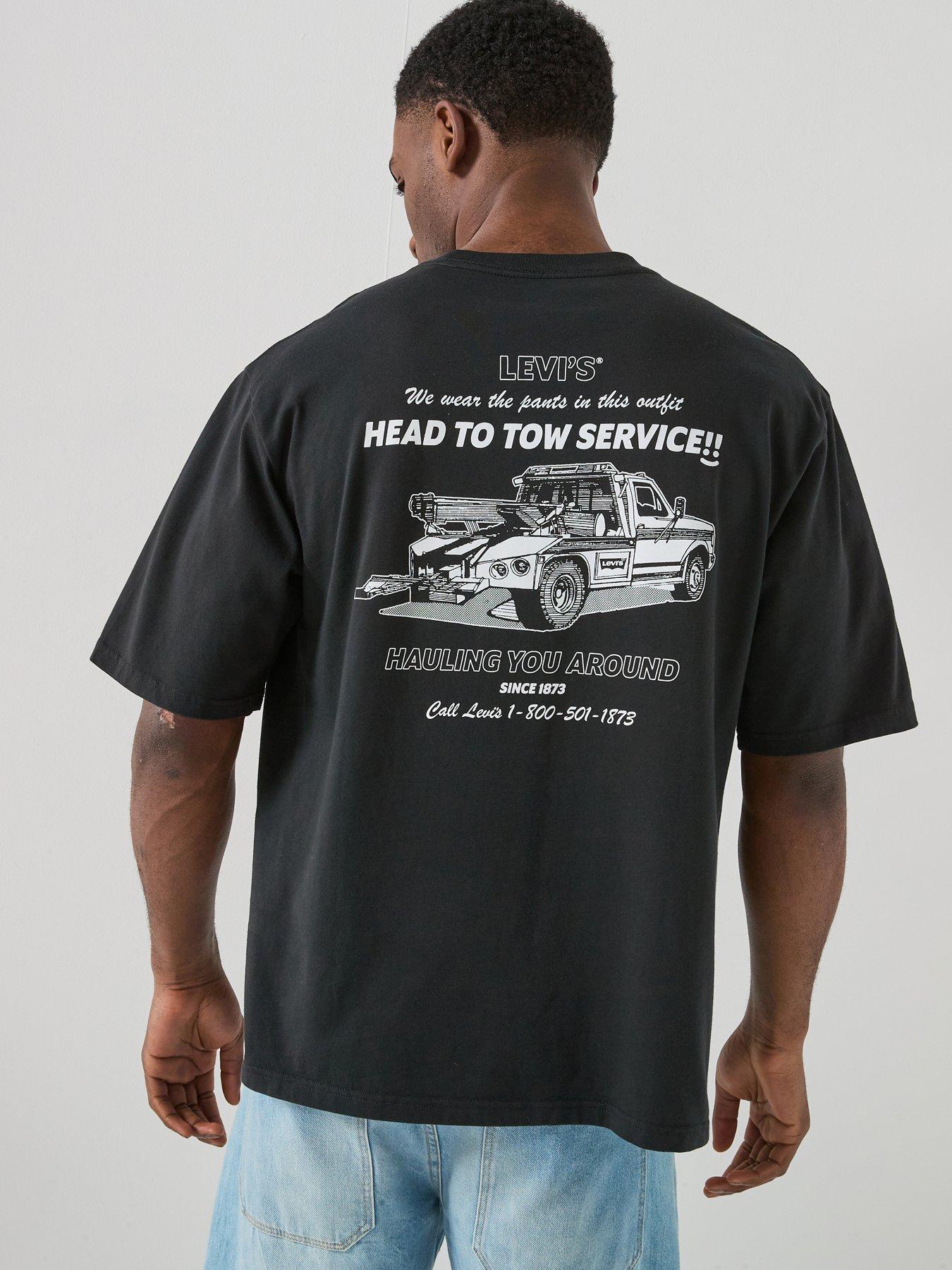 Image 1 of 6 of Levi's Levi's Service Jet Back Graphic Half Sleeve T-shirt