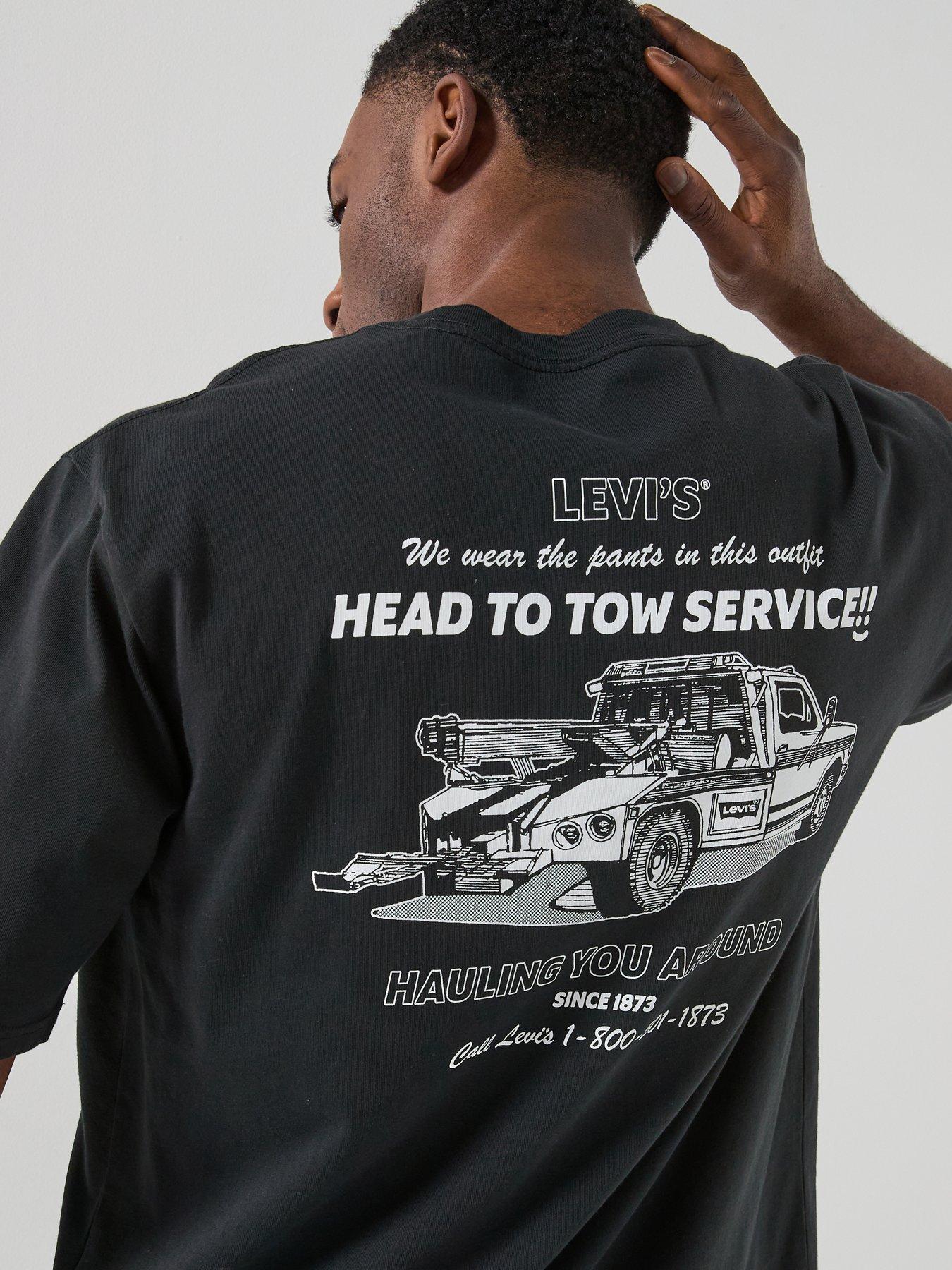 Image 5 of 6 of Levi's Levi's Service Jet Back Graphic Half Sleeve T-shirt