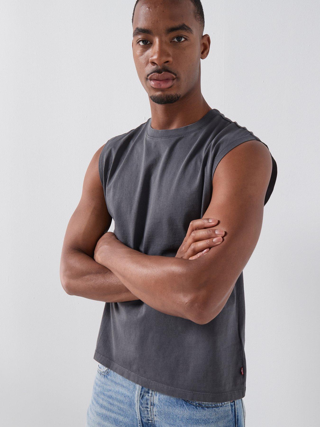 Levi's Muscle Tank Vest - Dark Grey