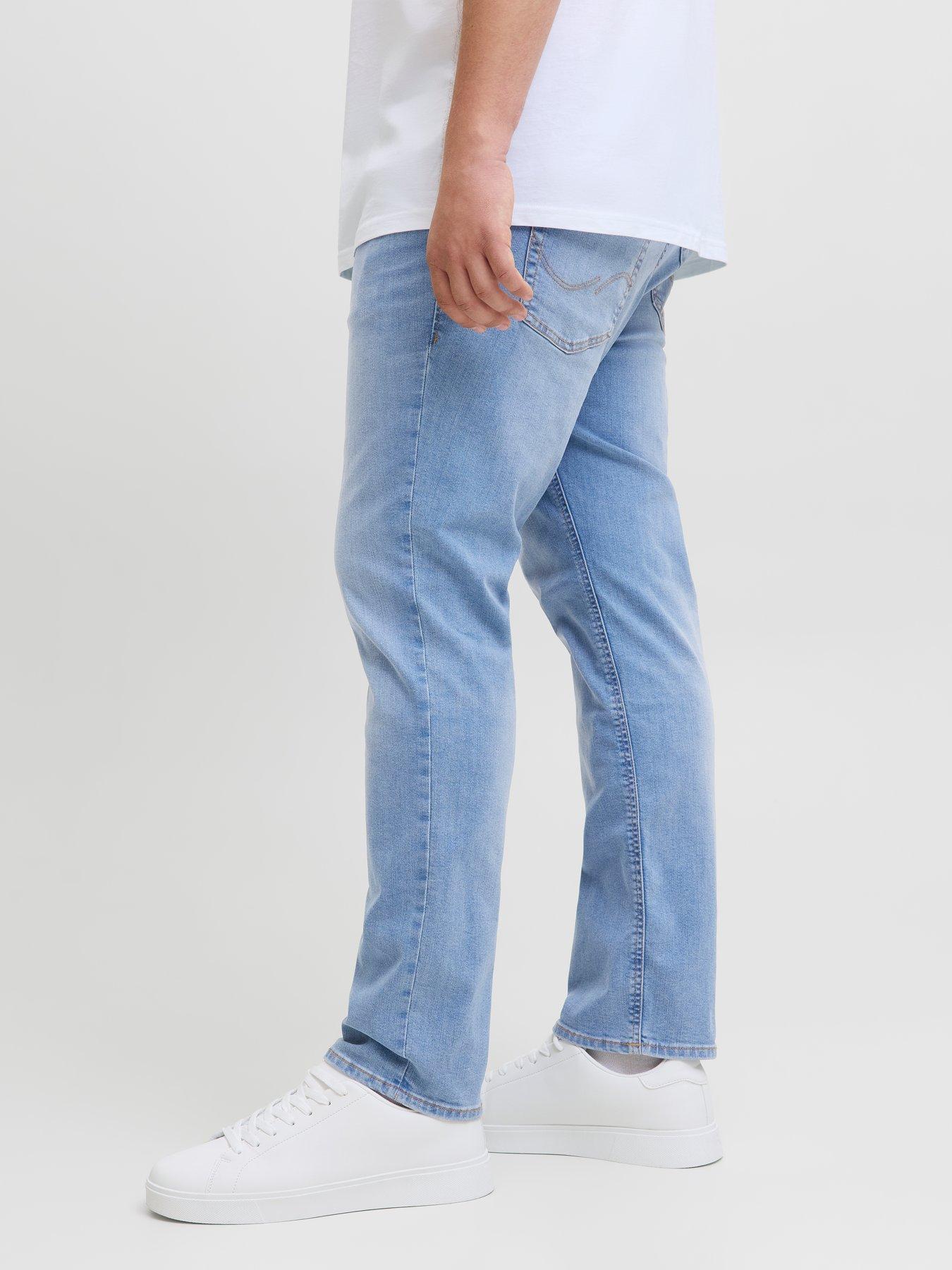 Image 2 of 5 of Jack & Jones Jack &amp; Jones Plus Glenn Original 330 Slim Fit Jeans