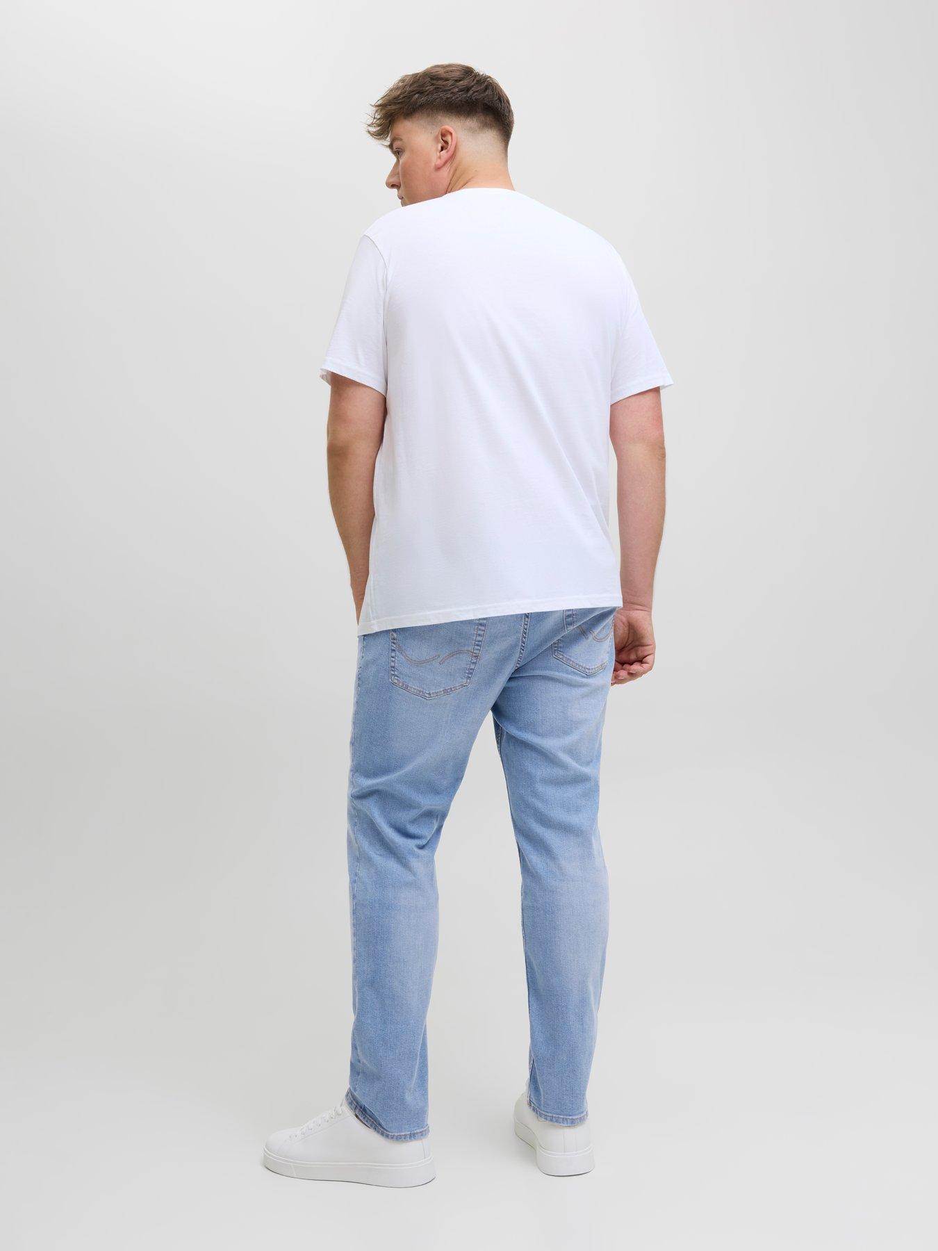 Image 5 of 5 of Jack & Jones Jack &amp; Jones Plus Glenn Original 330 Slim Fit Jeans