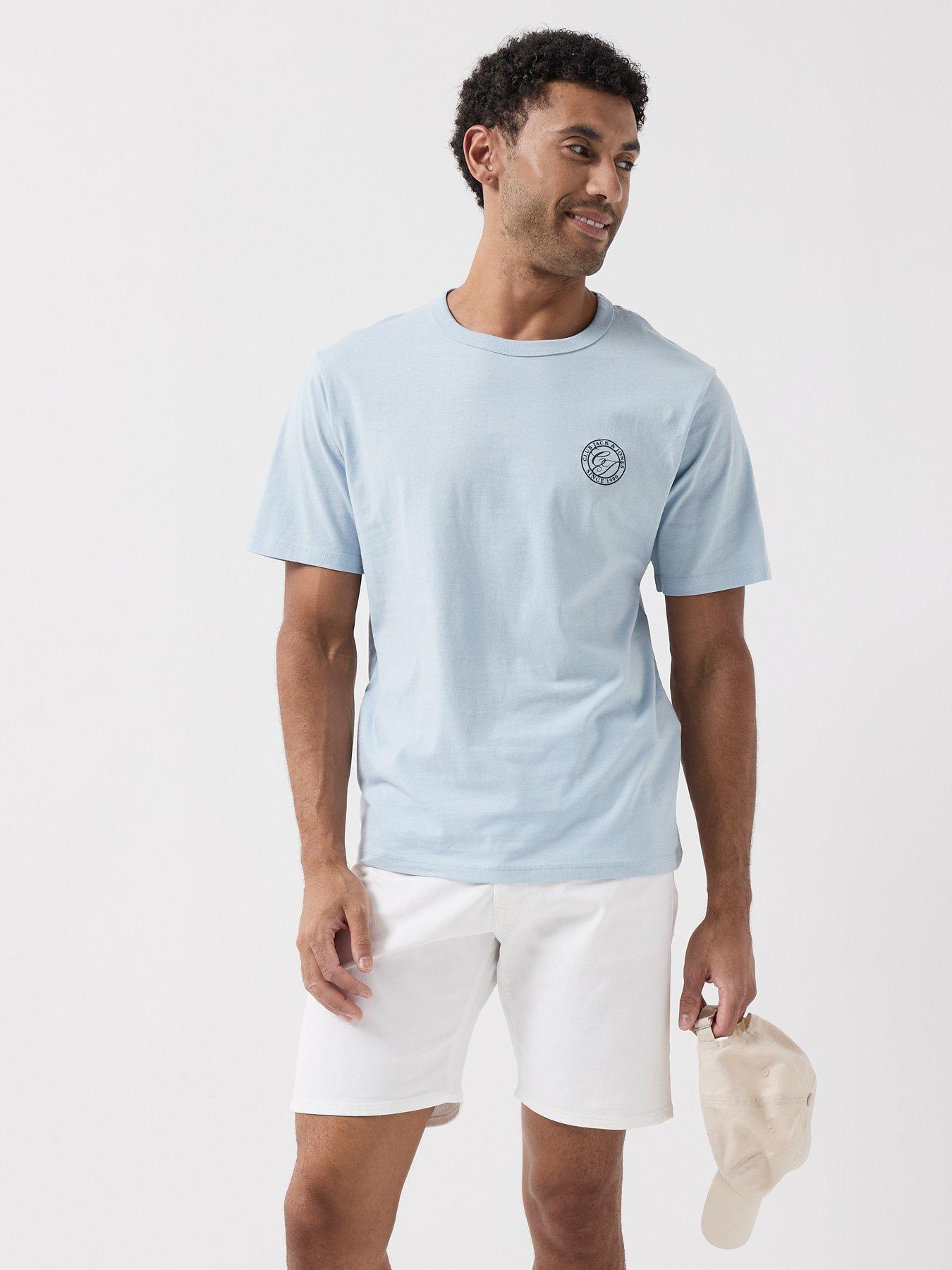 Image 6 of 6 of Jack & Jones Rick Original Denim Shorts - White