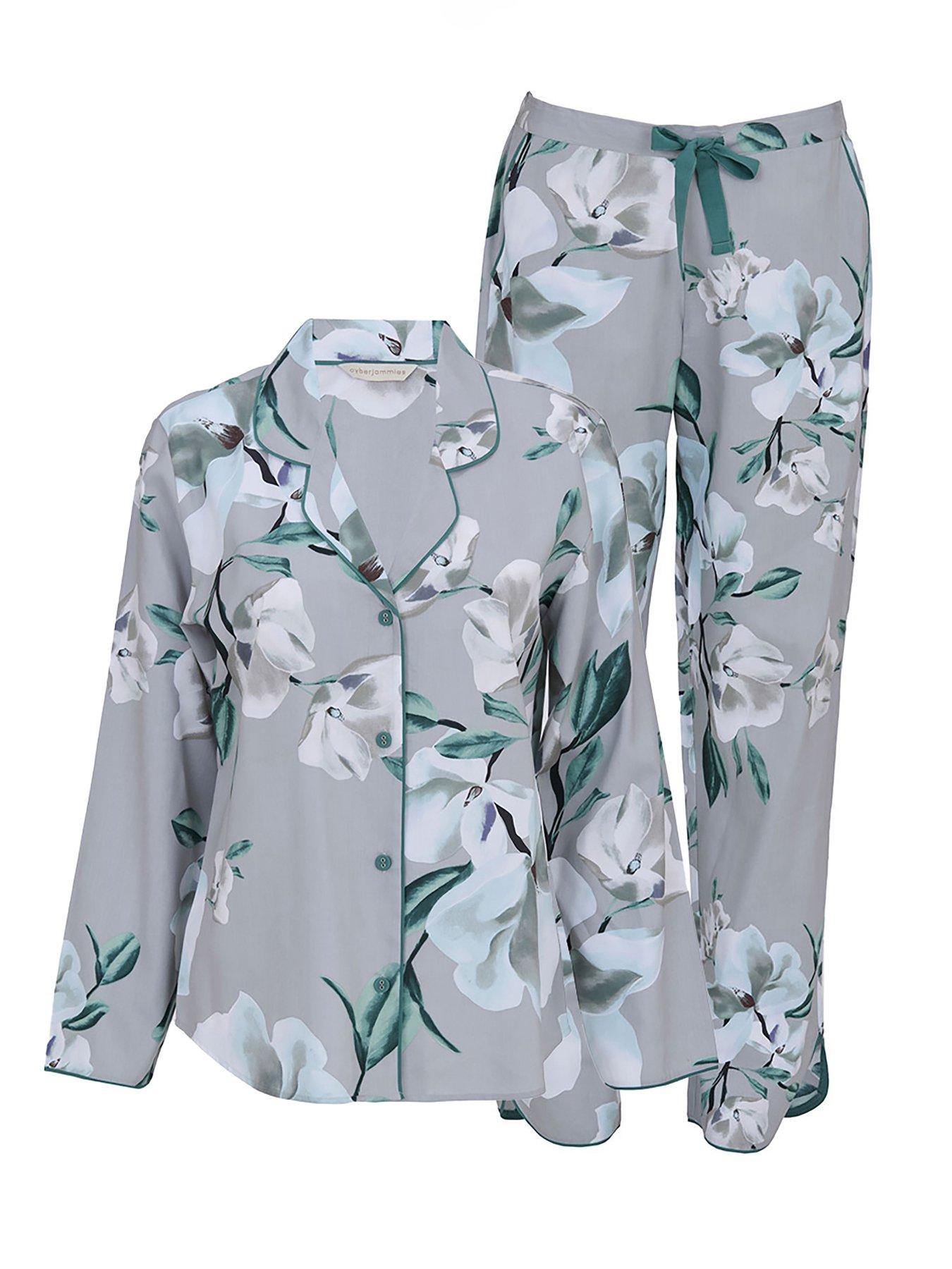 cyberjammies-kallie-floral-print-long-sleeve-pyjama-set-greyoutfit