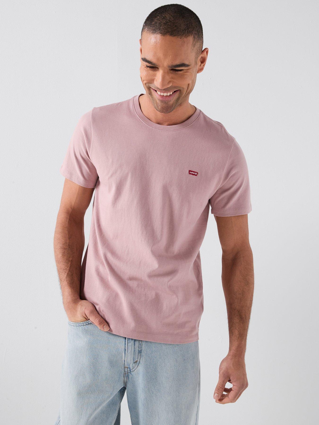 Levi's Original Housemark Logo Short Sleeve T-Shirt - Pink