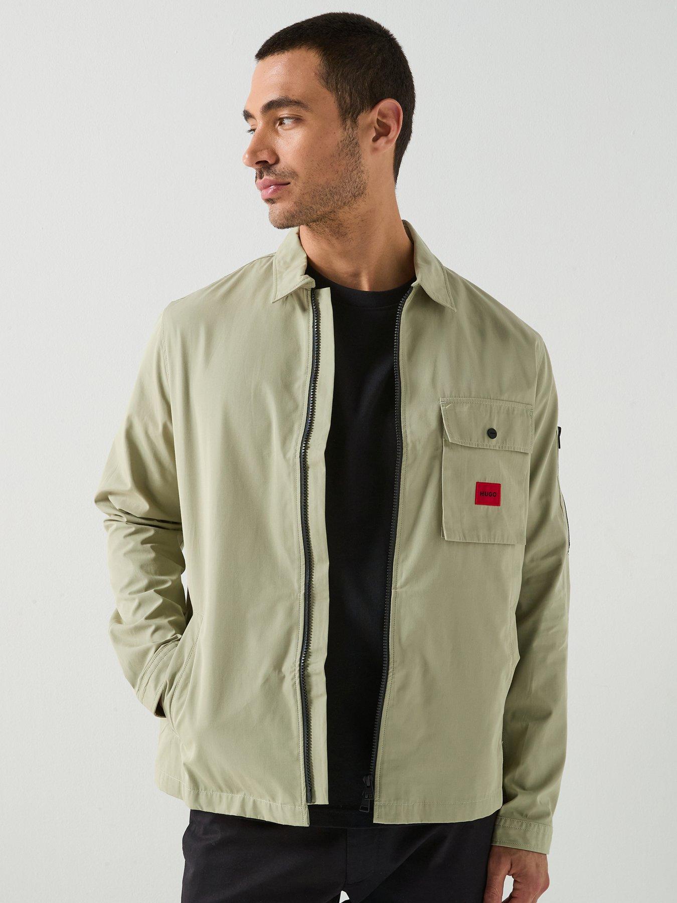 Image 1 of 6 of HUGO Emmond Overshirt- Green