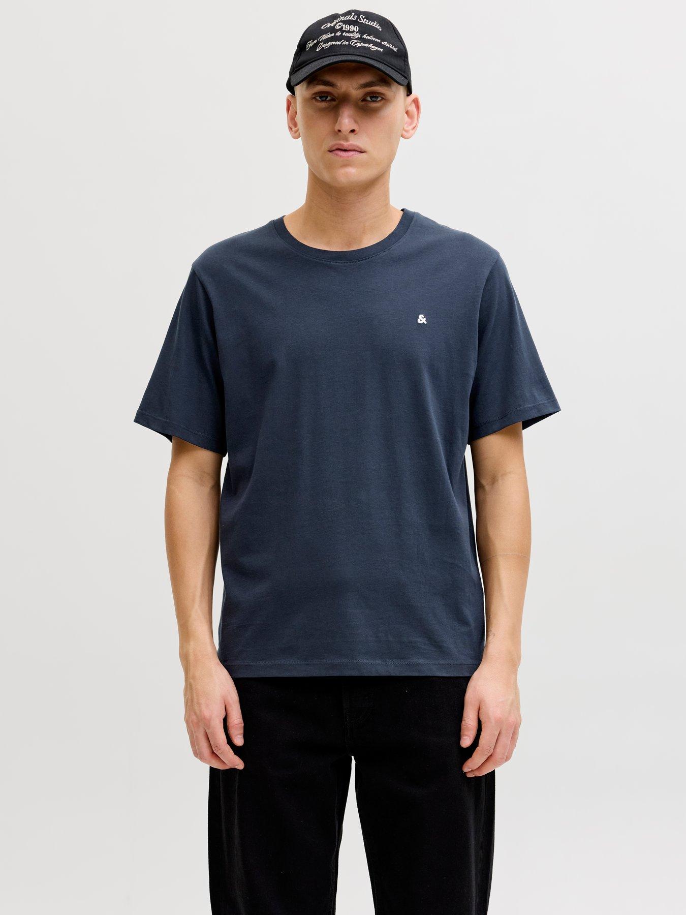 Image 4 of 7 of Jack & Jones Short Sleeve T-Shirt 2Pk - White