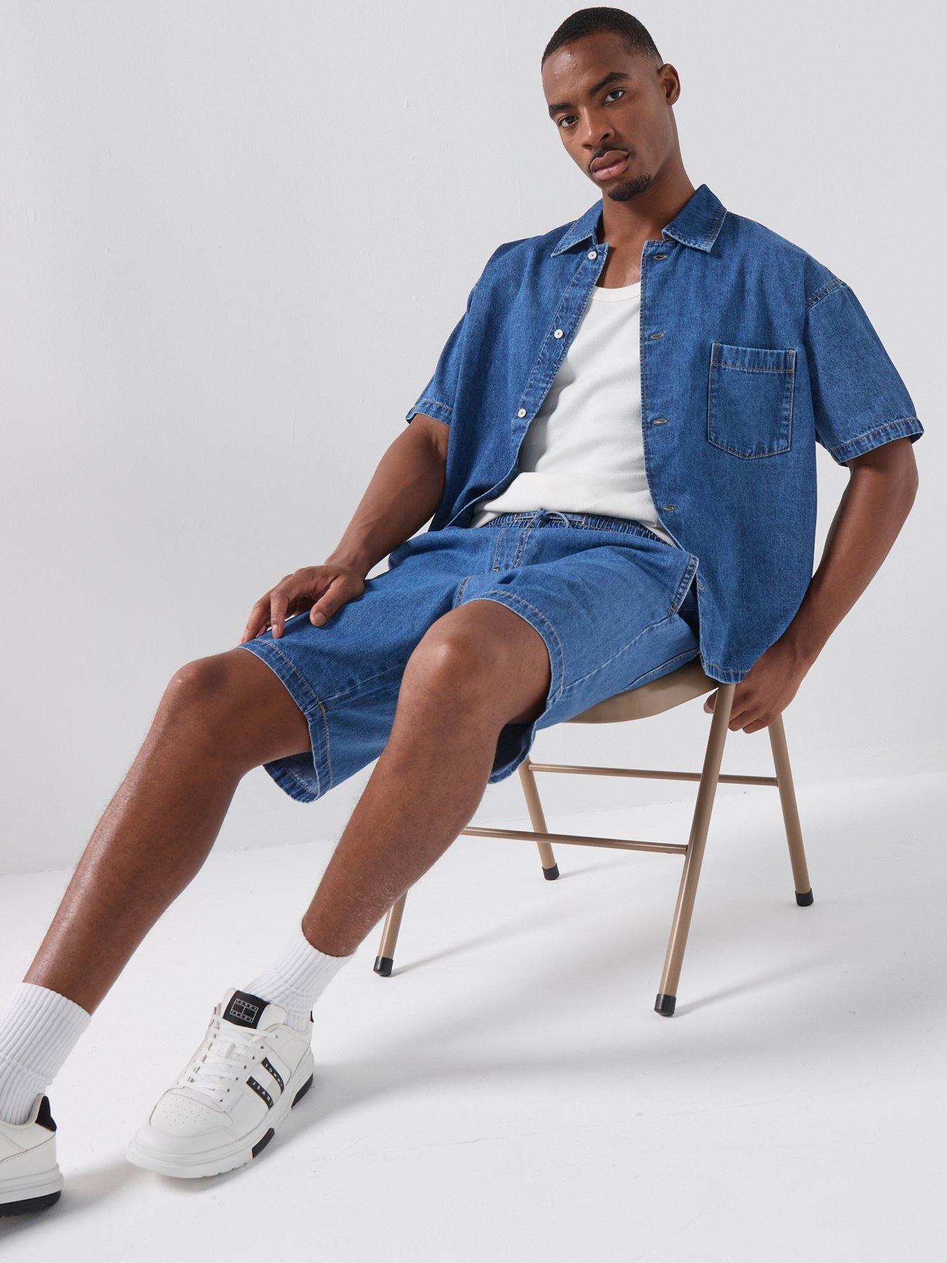 Image 4 of 6 of Jack & Jones Tony Bermuda&nbsp;Shorts - Blue