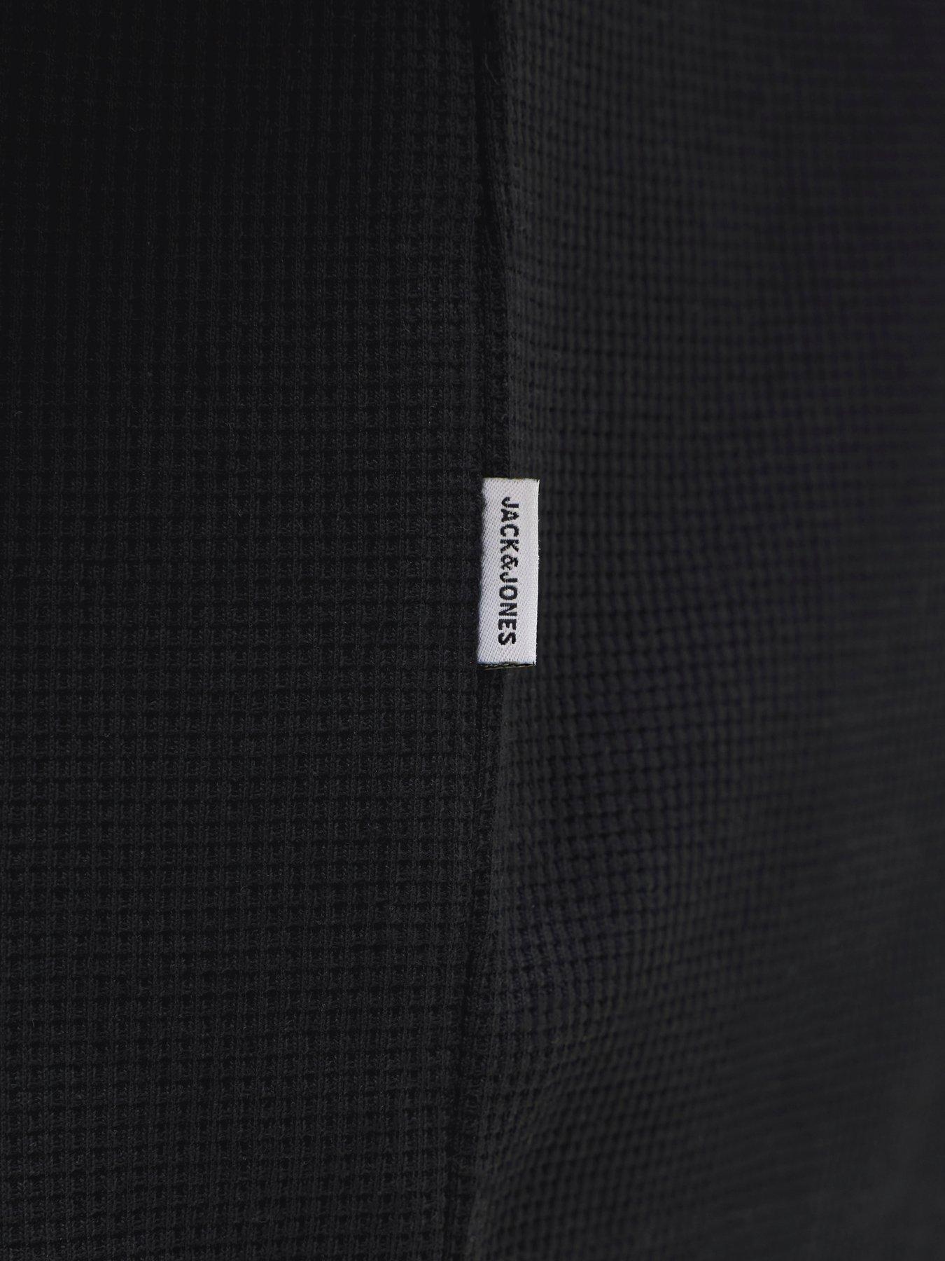 Image 5 of 5 of Jack & Jones Plus Austin T-Shirt - Black