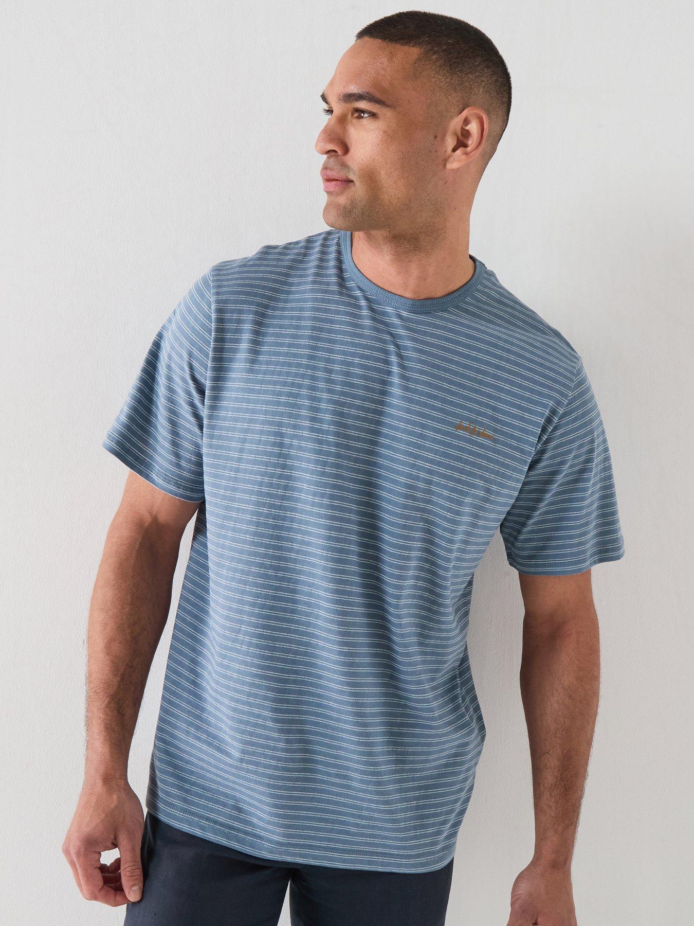 Jack & Jones Devin Daytona Striped T-Shirt - Blue