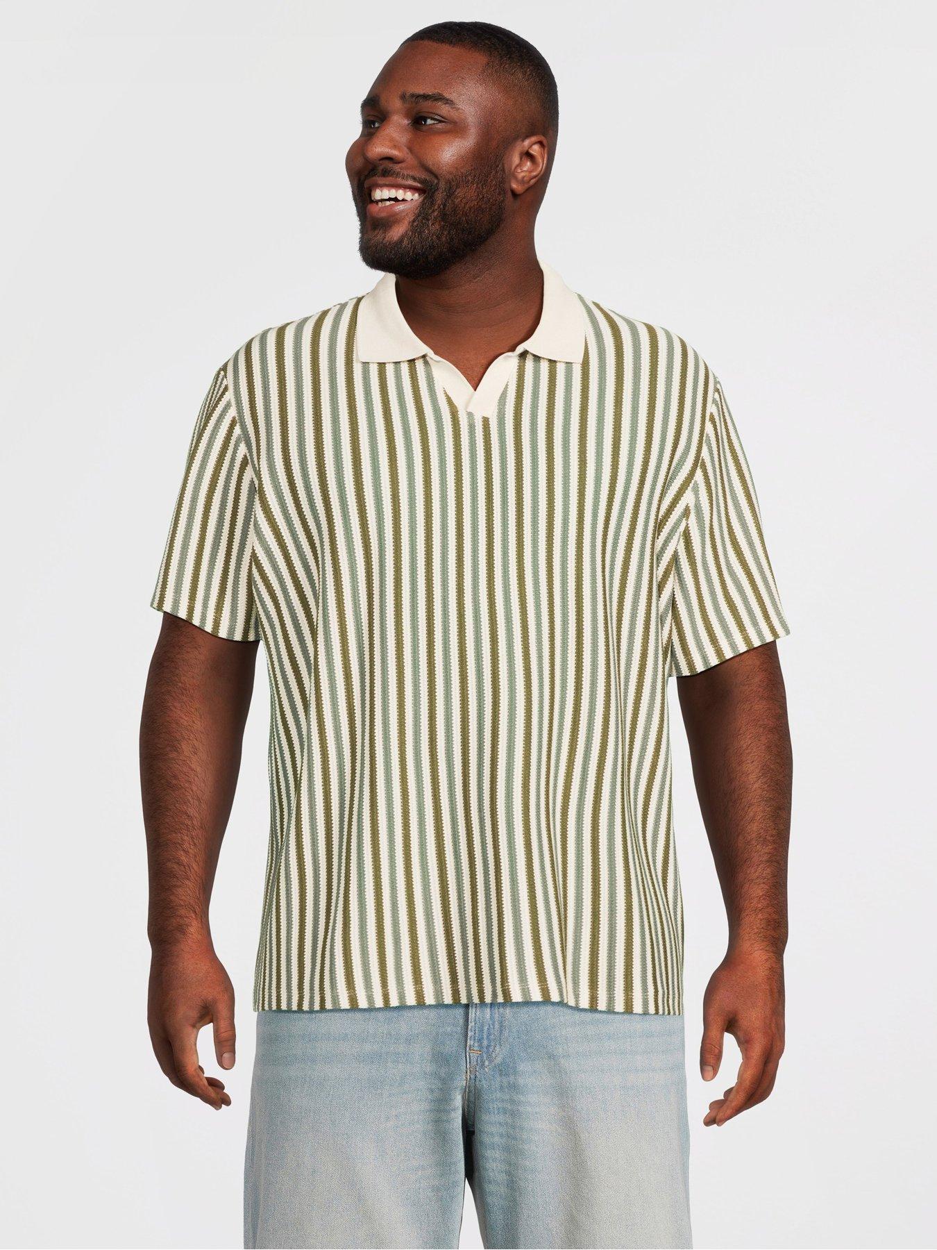 Jack & Jones Plus Size Short Sleeve Polo - Multi