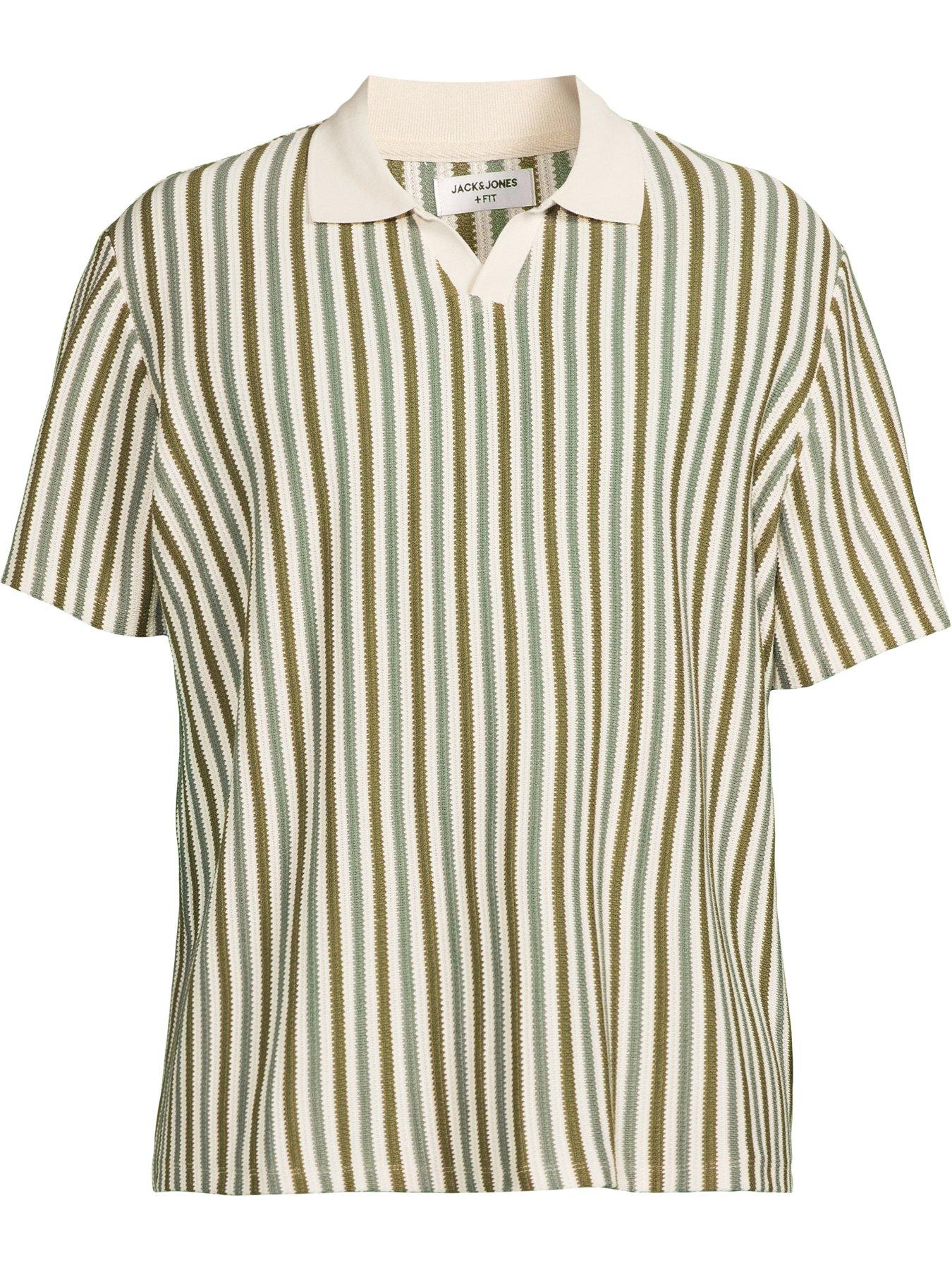 Image 5 of 5 of Jack & Jones Plus Size Short Sleeve Polo - Multi