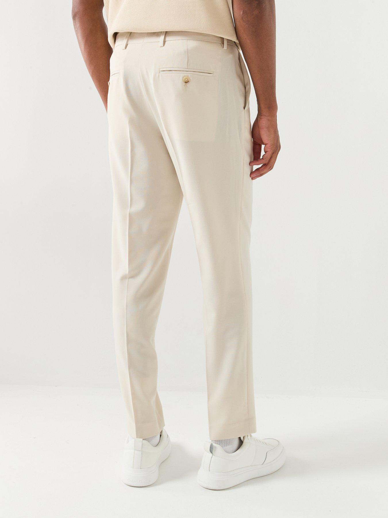 Image 2 of 5 of Jack & Jones Premium Martin Suit Trousers - Light Beige