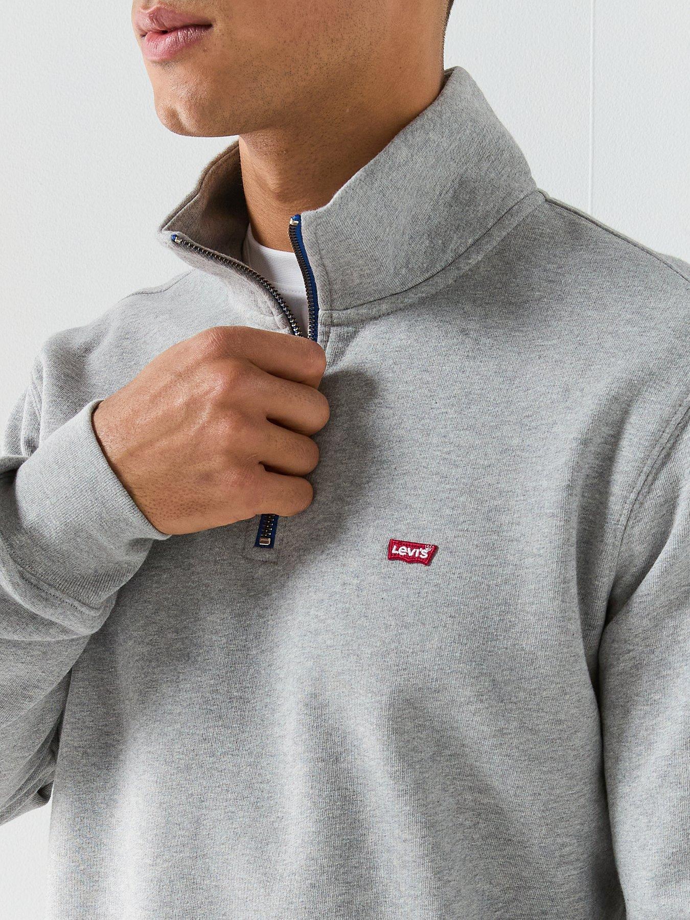 levis-original-housemark-logo-14-zip-sweat-top-greyoutfit