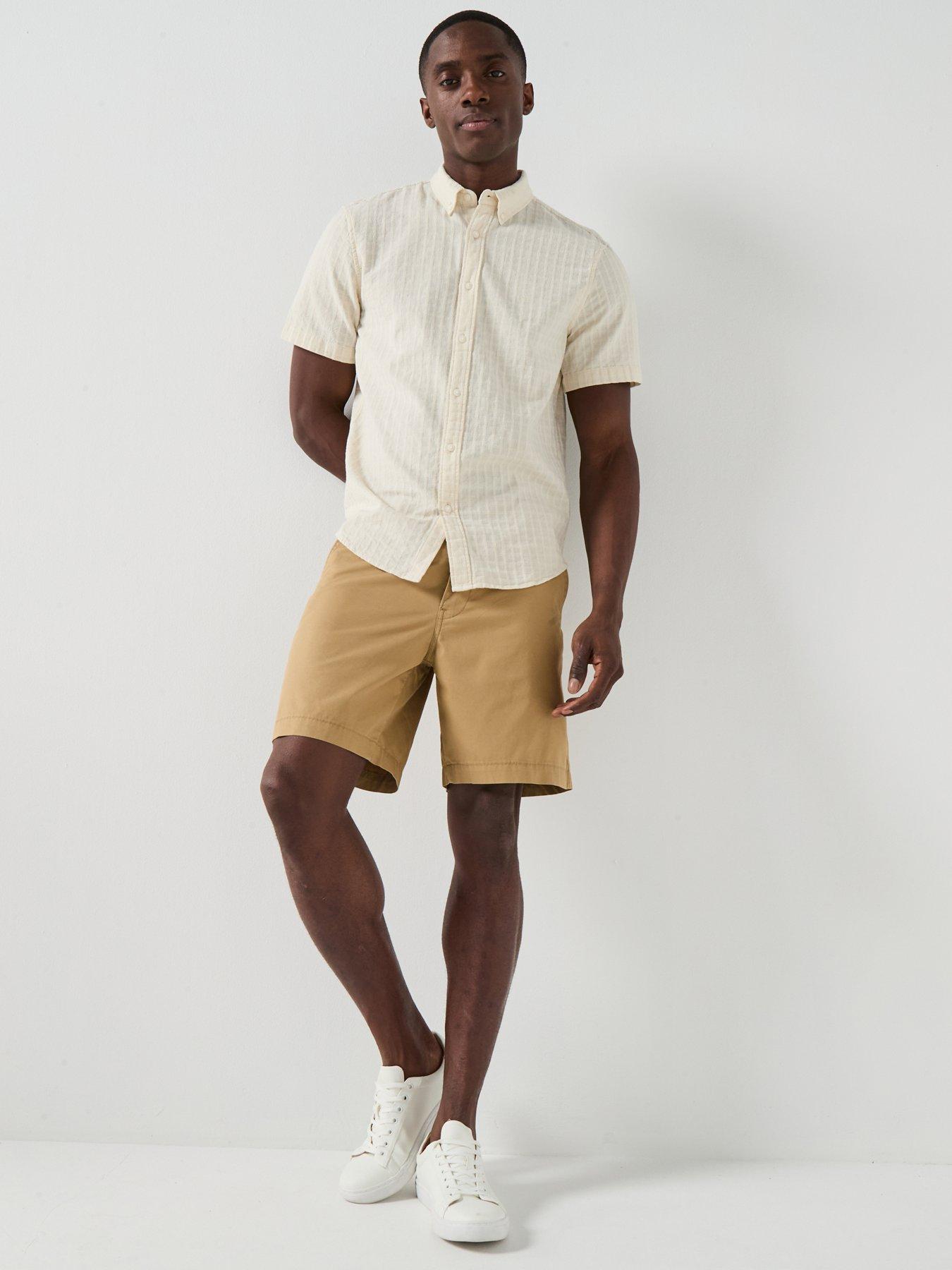 levis-authentic-textured-short-sleeve-shirt-beigeback