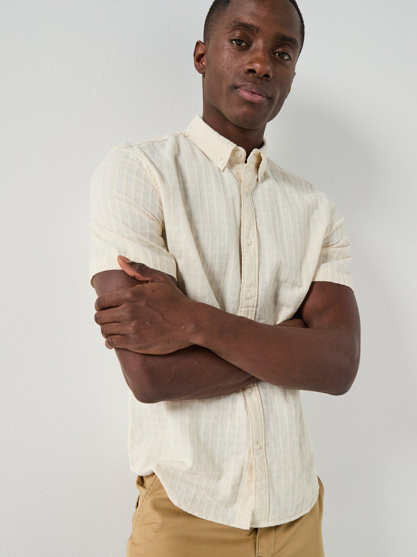levis-authentic-textured-short-sleeve-shirt-beigedetail