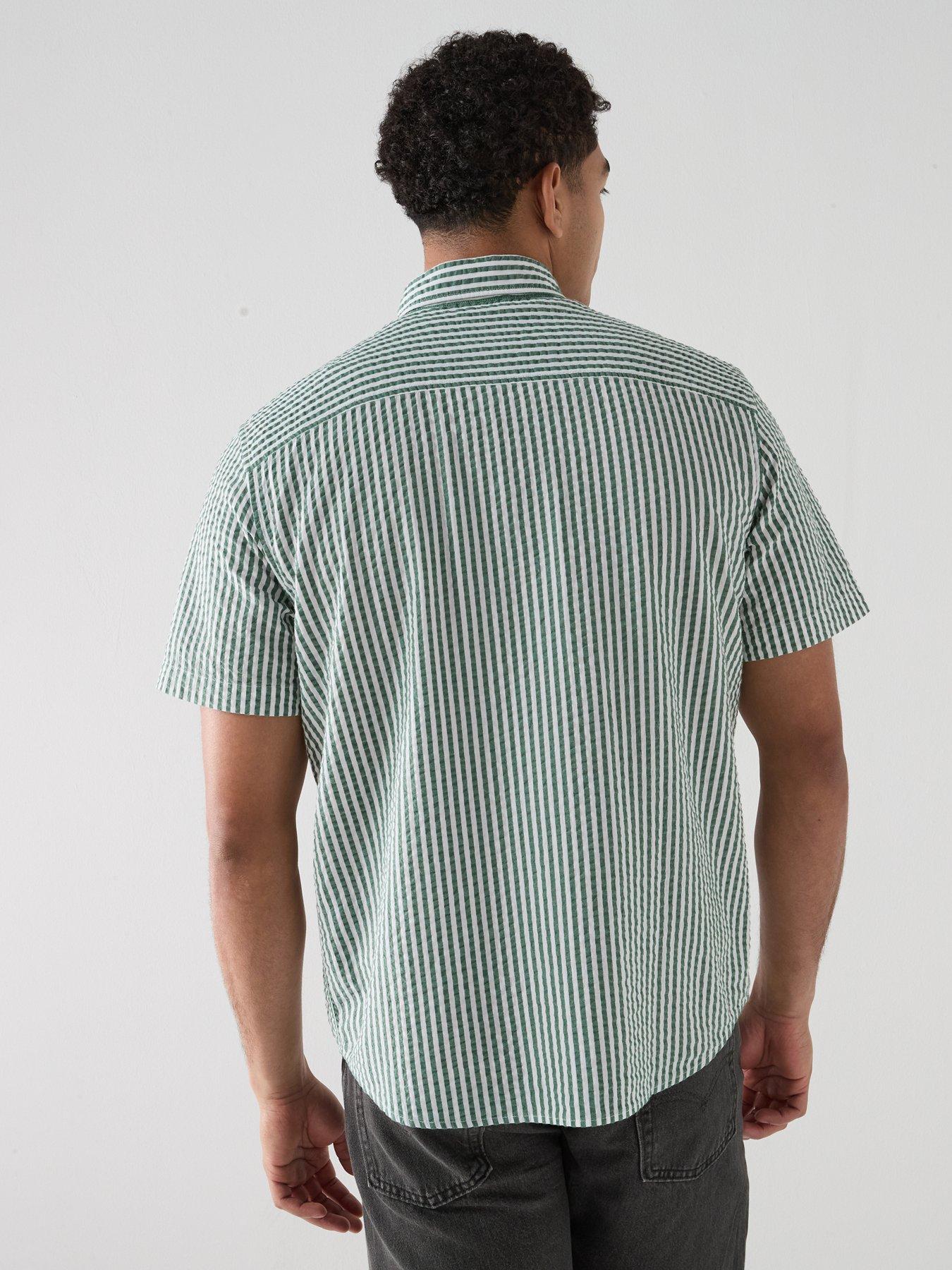 Image 2 of 5 of Levi's Levi's Authentic Button Down Short Sleeve Seersucker Shirt