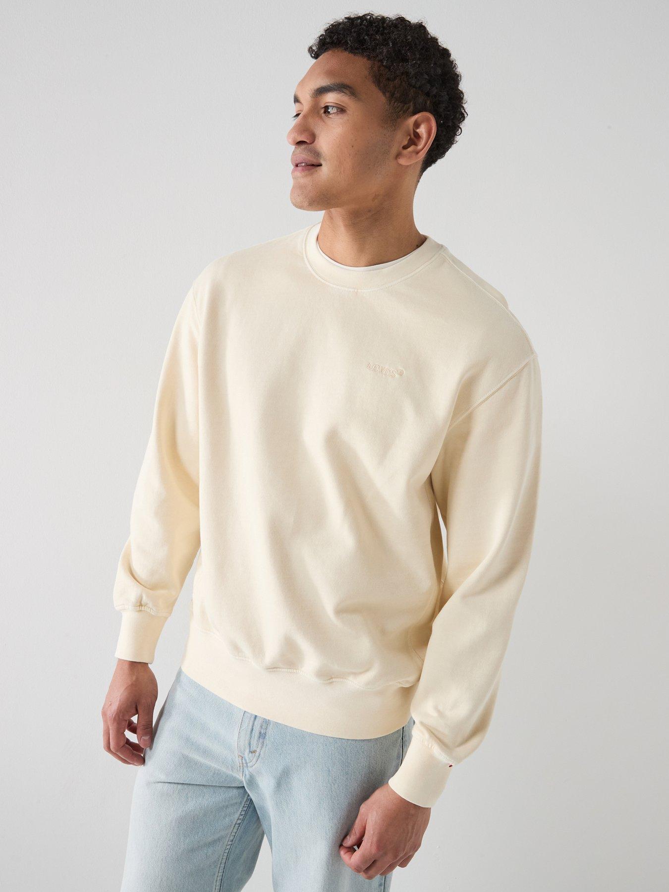 Levi's Authentic Relaxed Fit Crew Sweat Top - Yellow