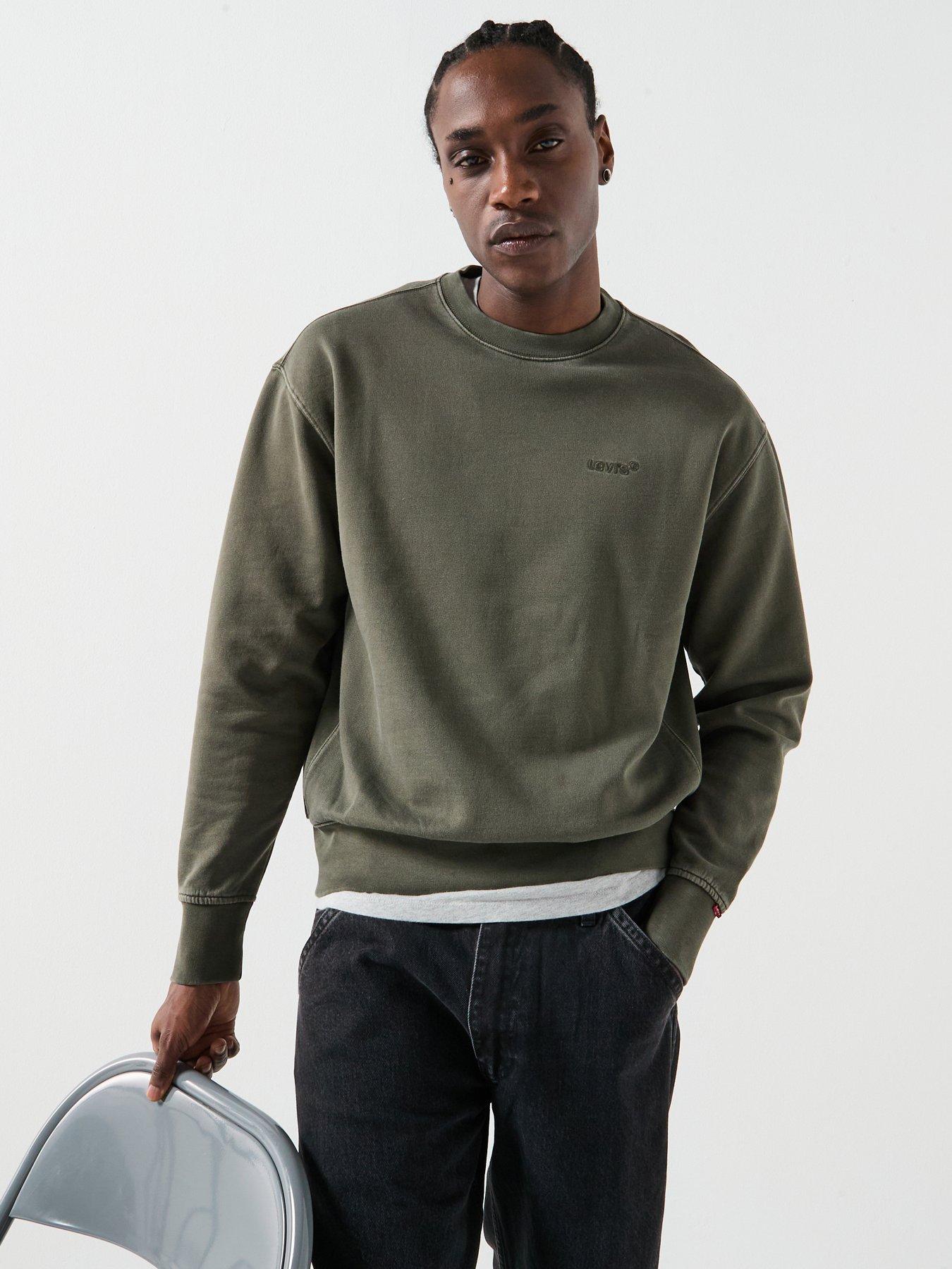 Levi's Authentic Relaxed Fit Crew Neck Sweatshirt - Green