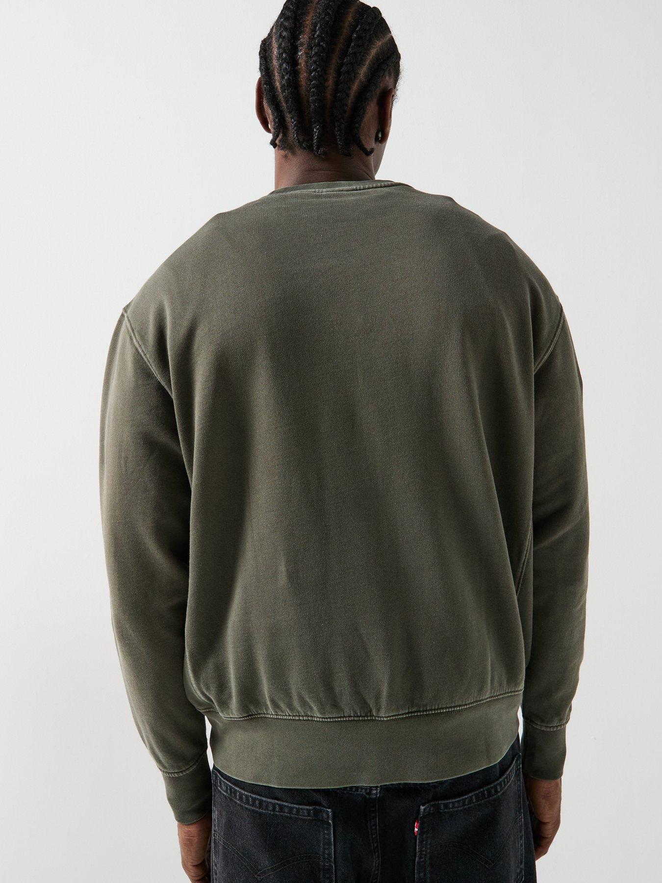 levis-authentic-relaxed-fit-crew-neck-sweatshirt-greenstillFront
