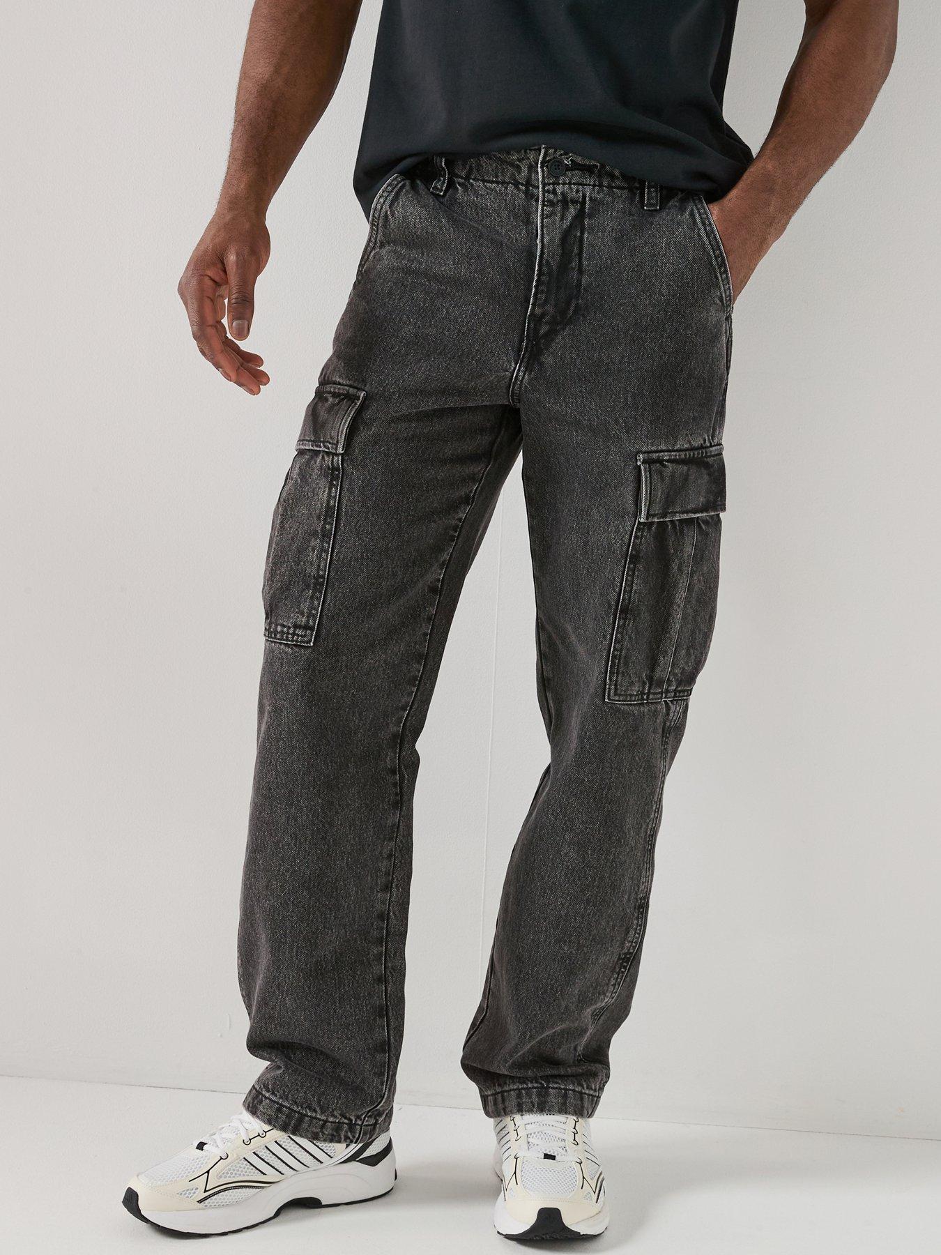 levis-xx-cargo-straight-fit-jeans-darkly-wash-blackfront
