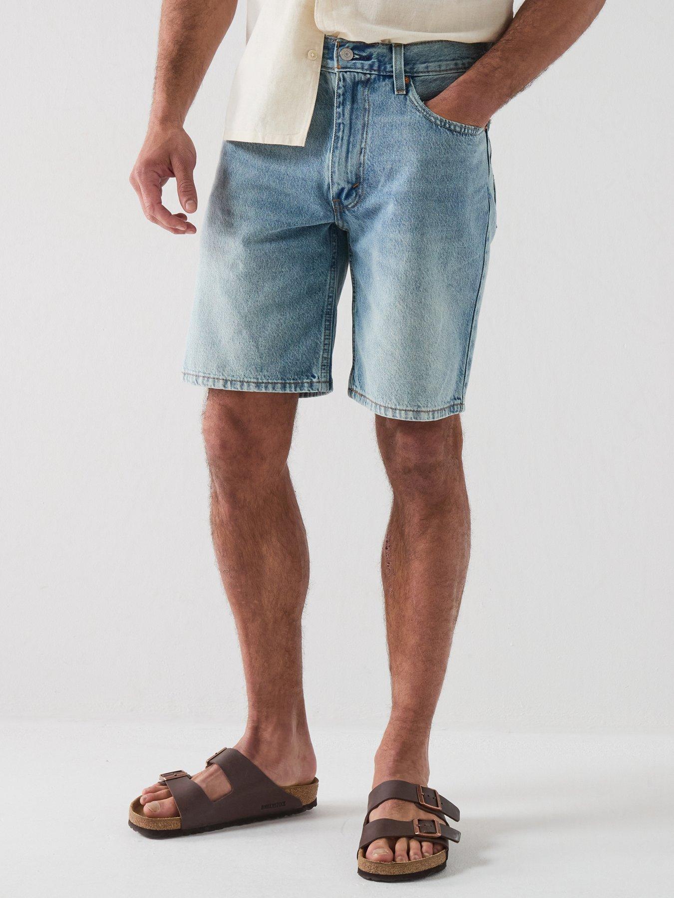 Levi's 454 Relaxed Fit Denim Shorts - Light Blue