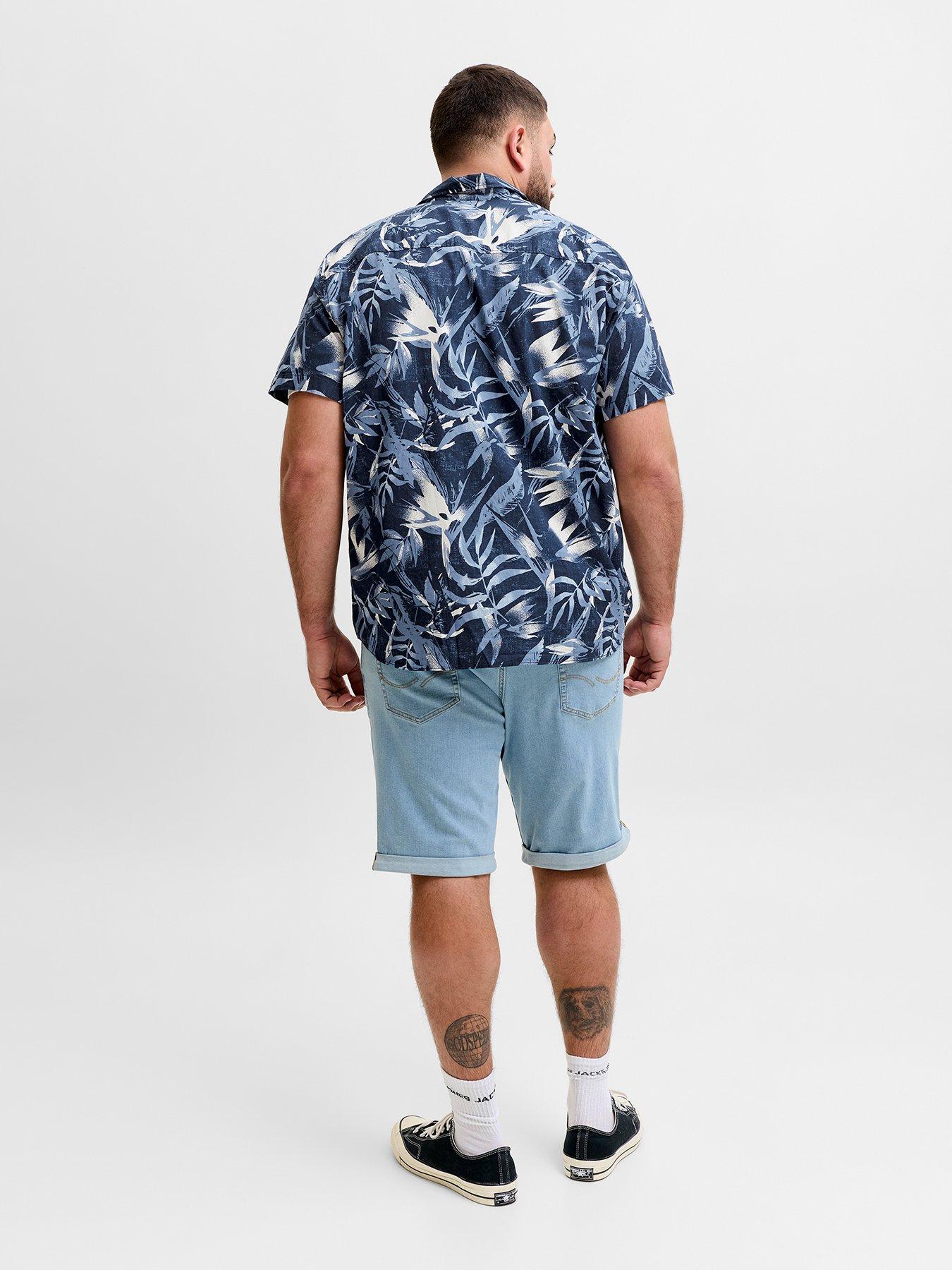 jack-jones-plus-honolulu-aop-short-sleeve-shirt-navystillFront
