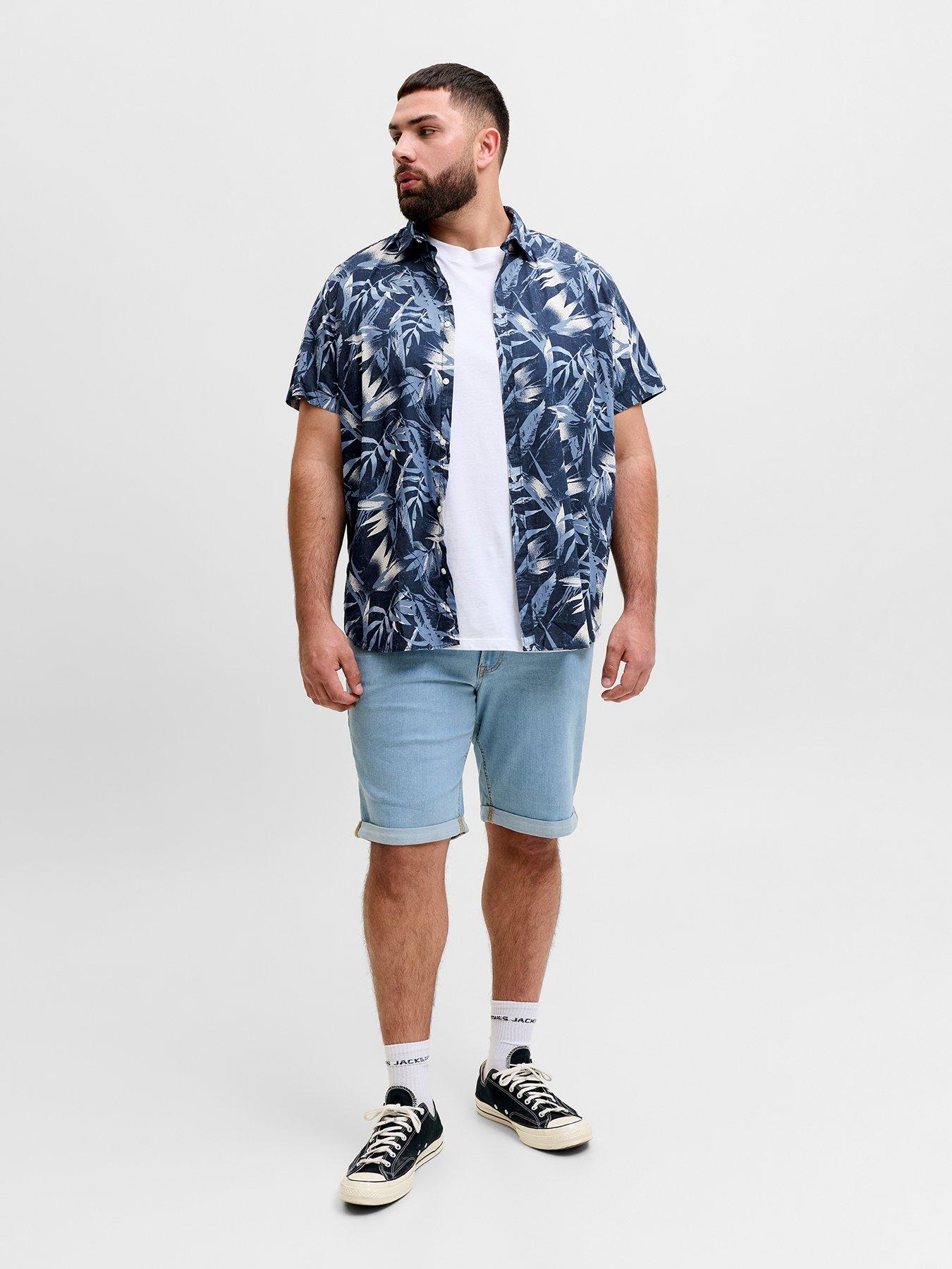 jack-jones-plus-honolulu-aop-short-sleeve-shirt-navyback