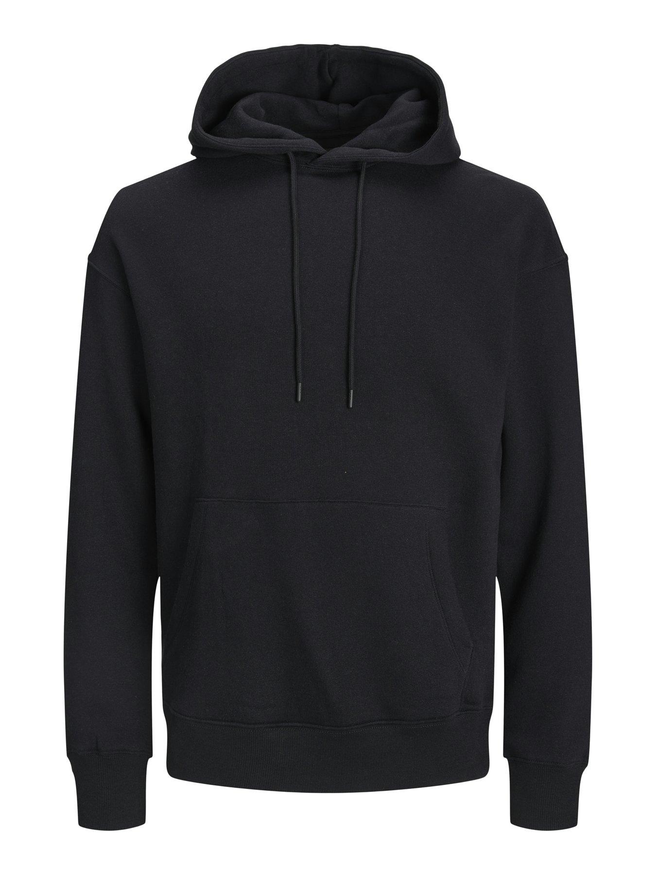 Image 7 of 7 of Jack & Jones Plus Bradley Hoodie - Black