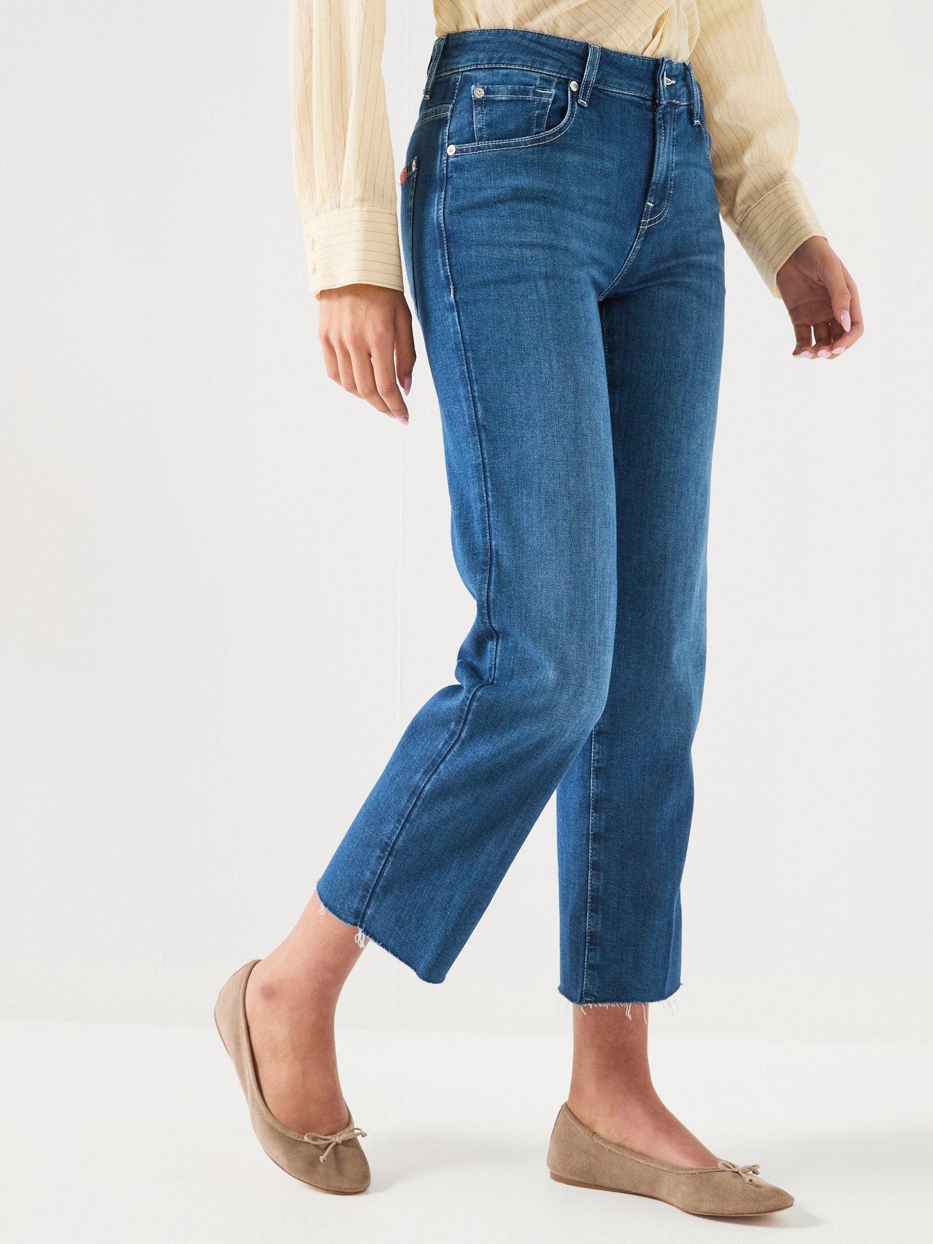 Image 1 of 6 of 7 FOR ALL MANKIND Calie Straight Ankle