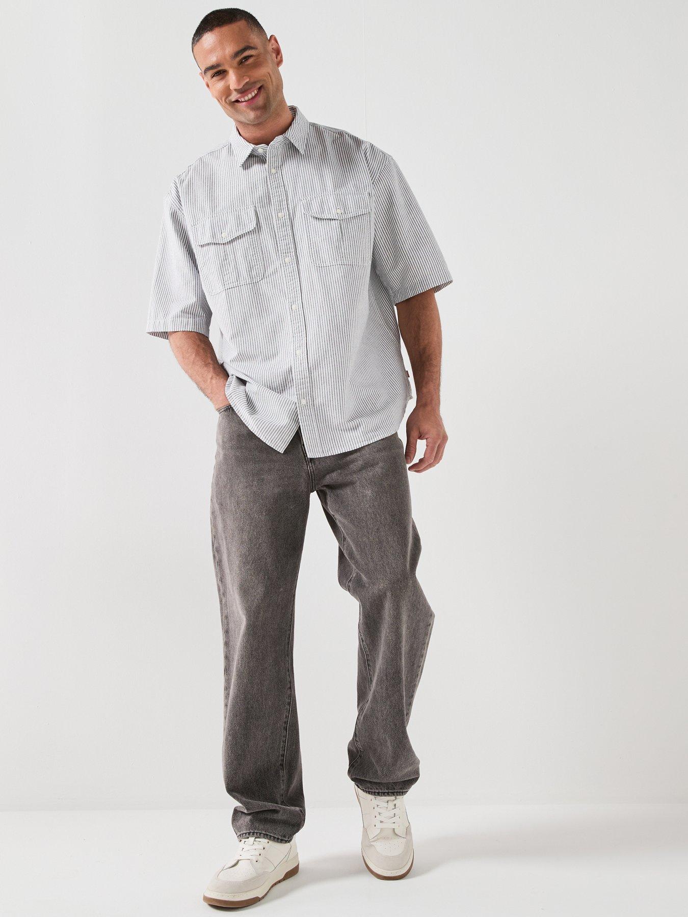 Image 3 of 6 of Levi's Levi's Pacifica Stripe Loose Fit Short Sleeve Shirt