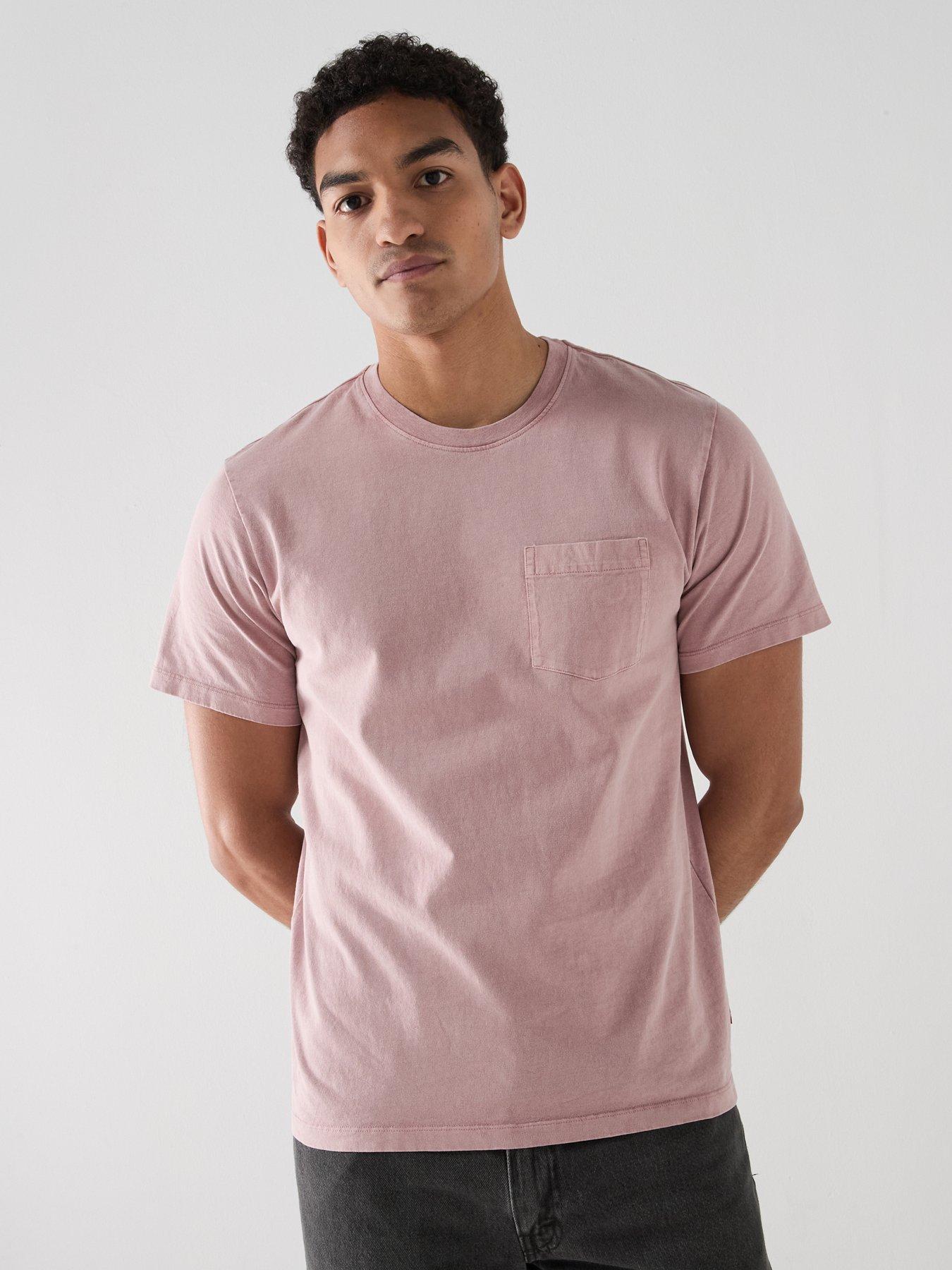 Image 1 of 5 of Levi's Pocket Heavyweight Relaxed Fit T-Shirt - Pink