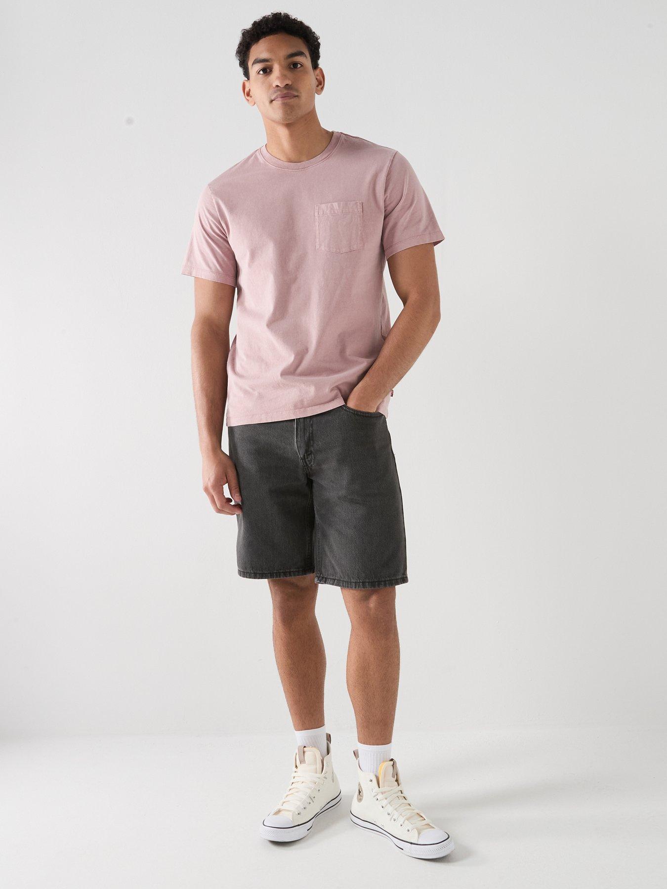Image 3 of 5 of Levi's Pocket Heavyweight Relaxed Fit T-Shirt - Pink