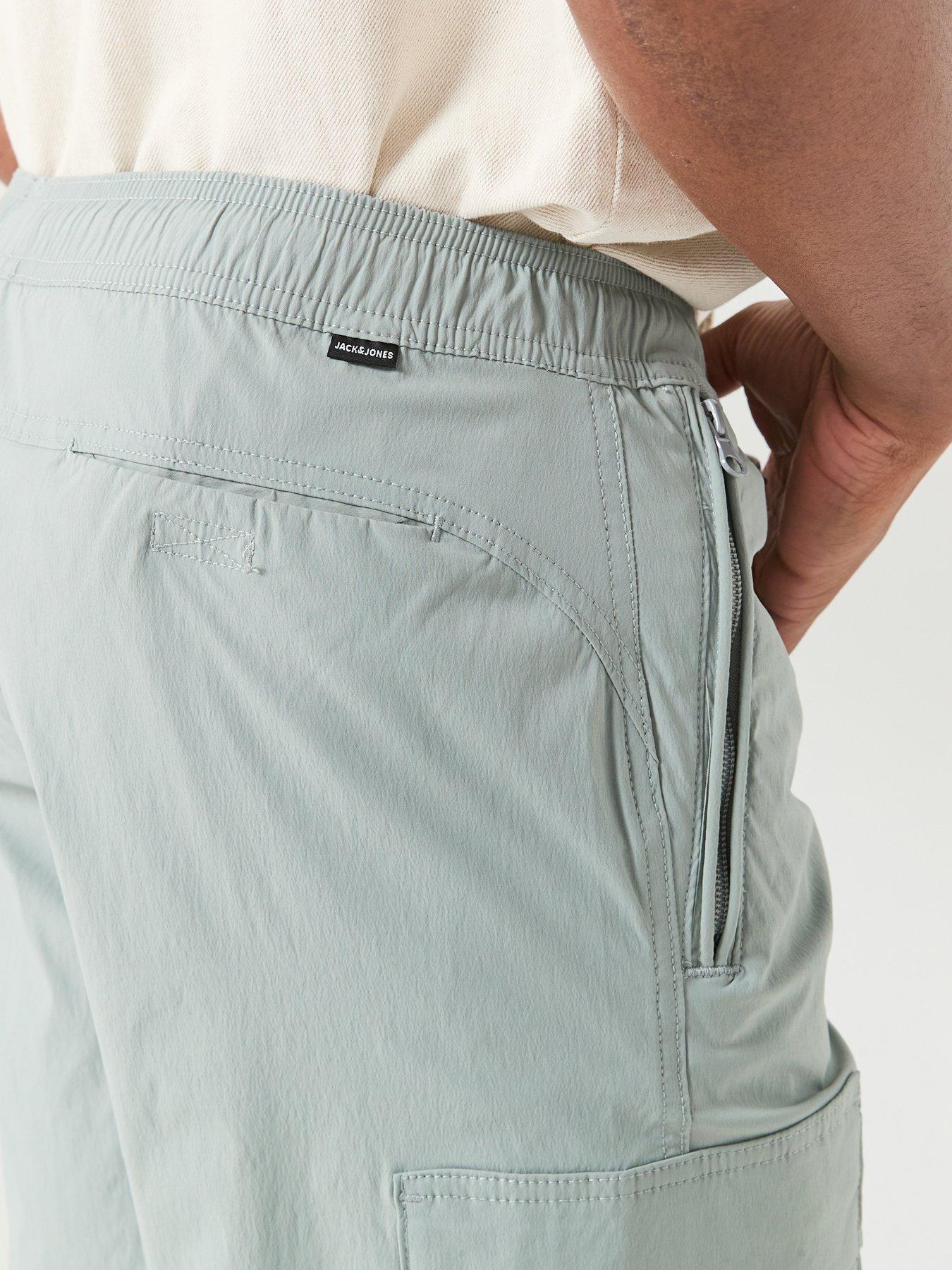 Image 6 of 6 of Jack & Jones Cole Axis Tech Cargo Shorts - Grey