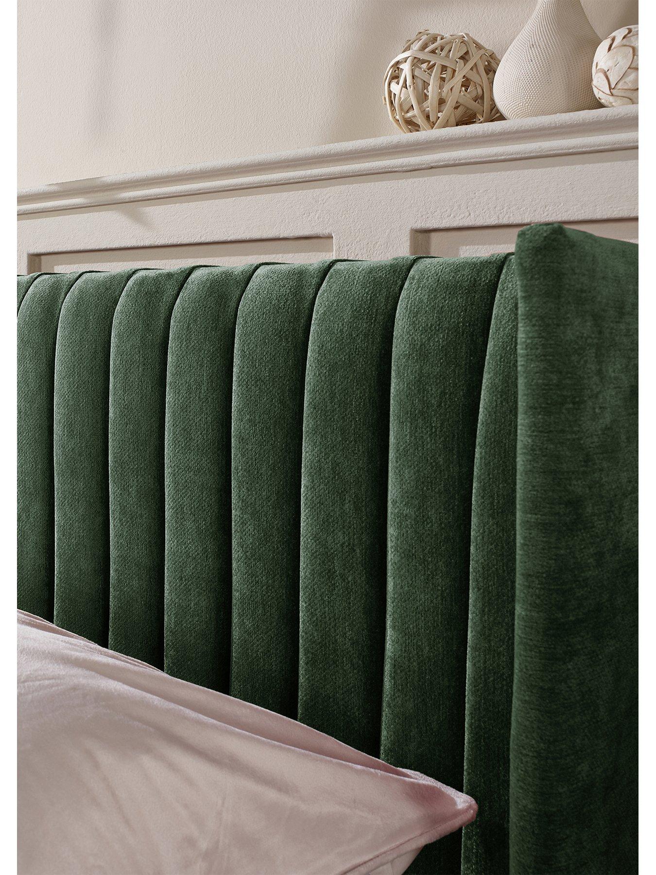Image 4 of 4 of Catherine Lansfield Soho Ottoman Bed - Moss