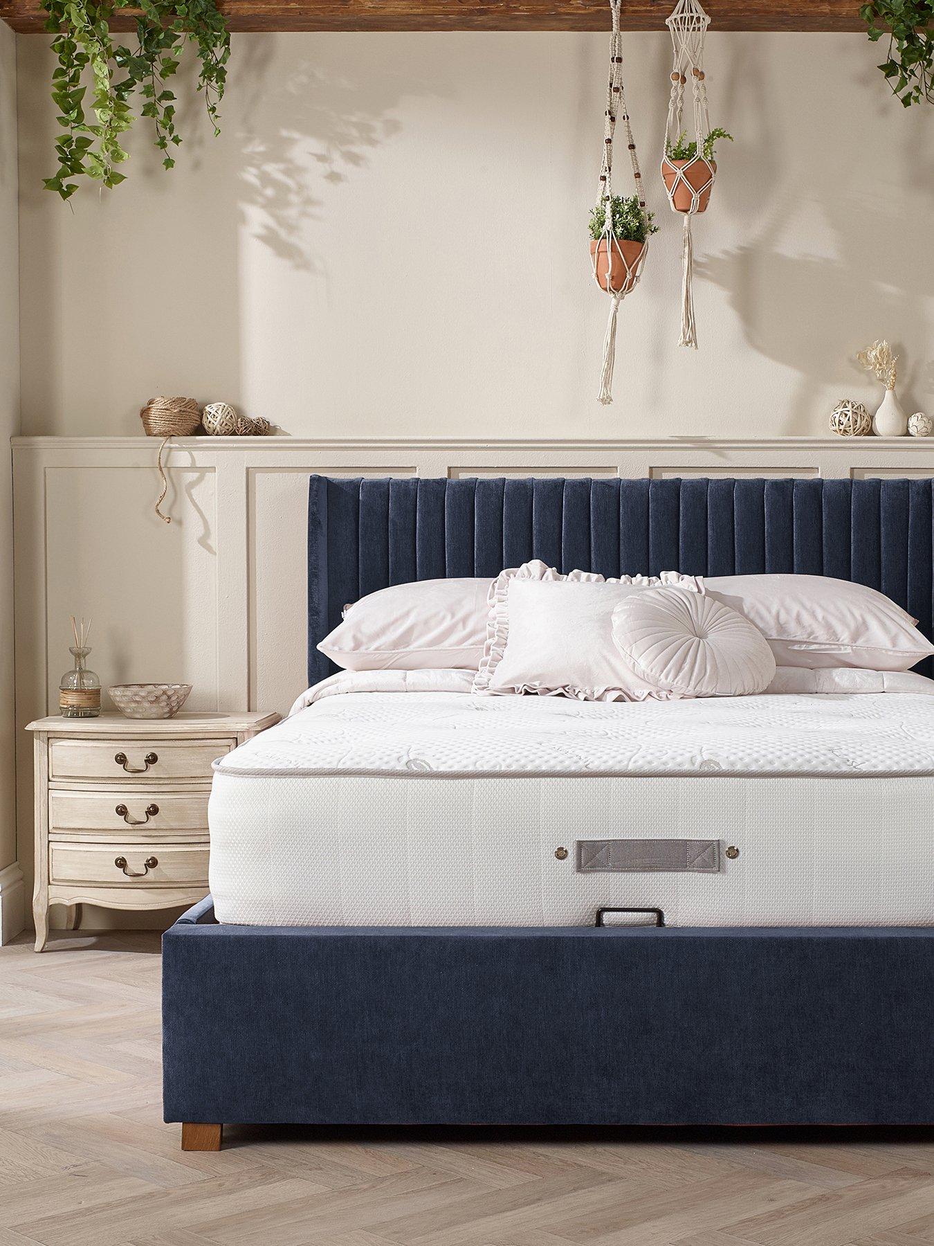 Image 1 of 4 of Catherine Lansfield Soho Ottoman Bed - Navy
