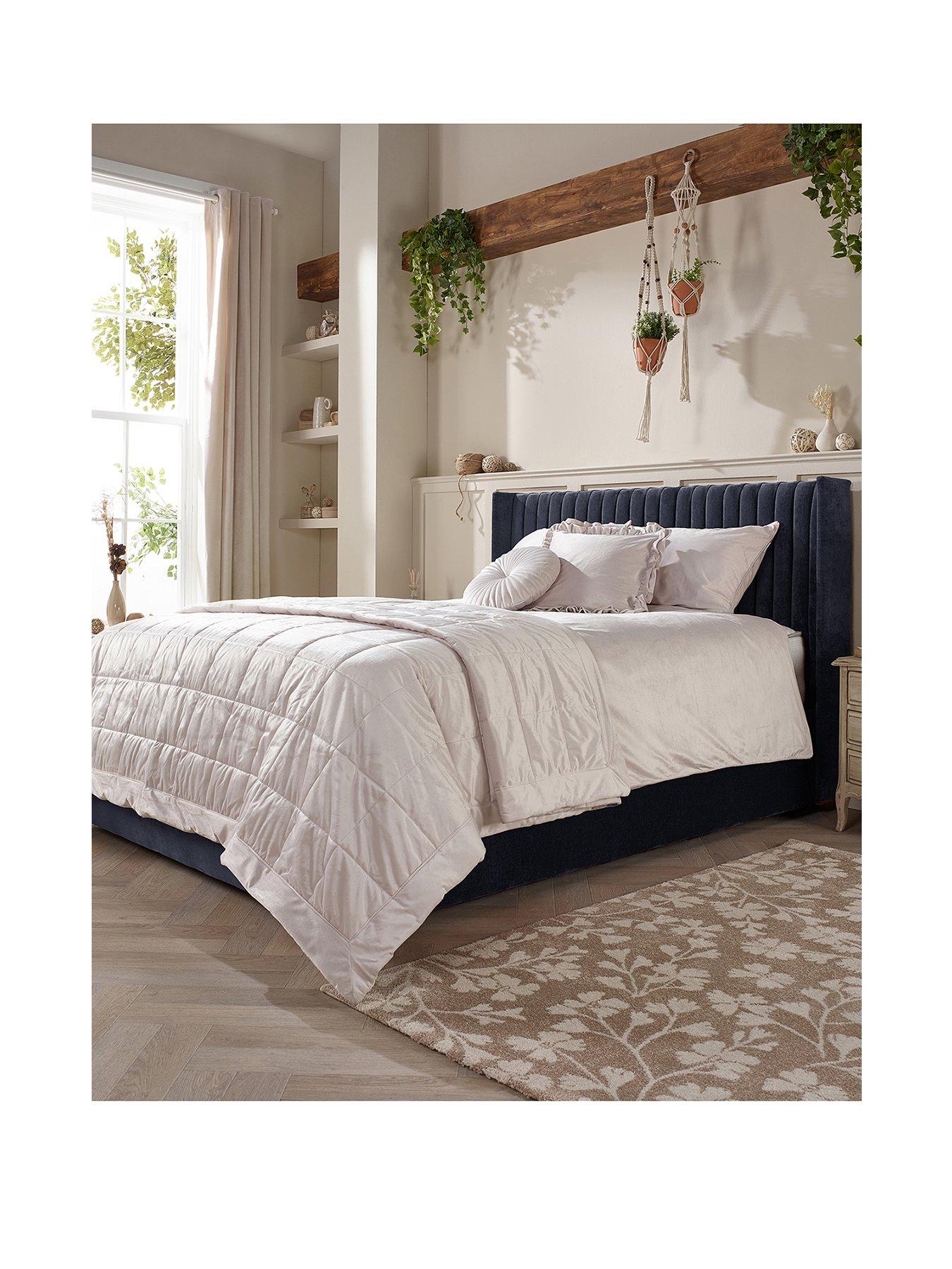 Image 2 of 4 of Catherine Lansfield Soho Ottoman Bed - Navy