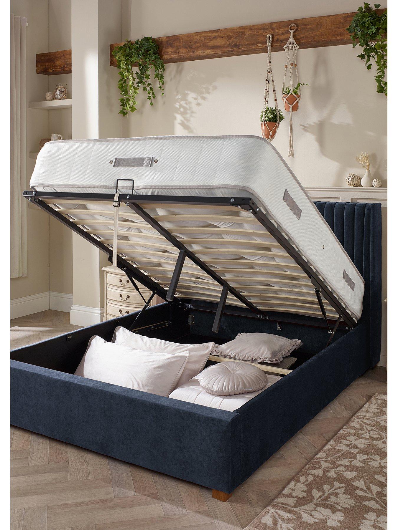 Image 3 of 4 of Catherine Lansfield Soho Ottoman Bed - Navy