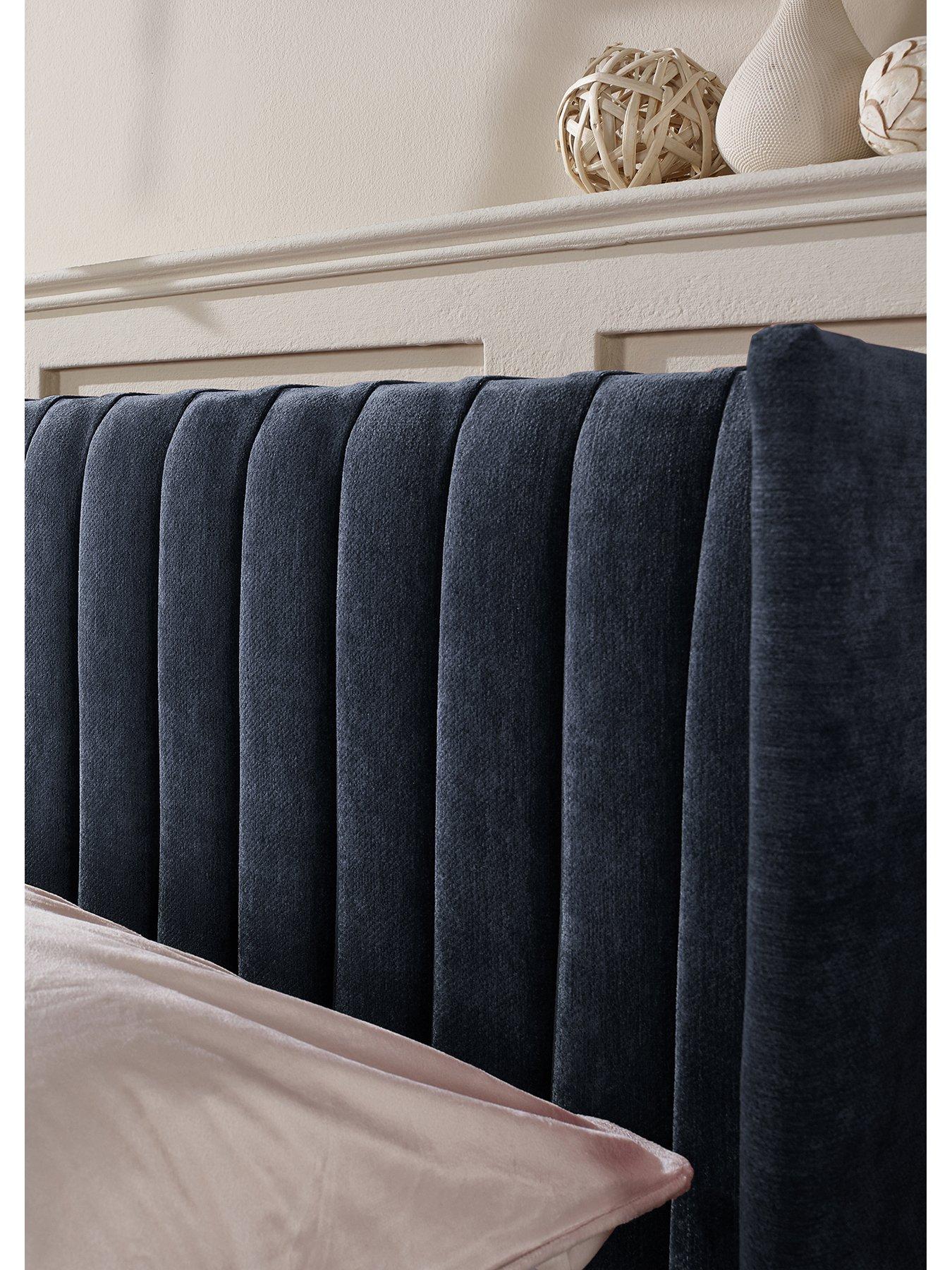Image 4 of 4 of Catherine Lansfield Soho Ottoman Bed - Navy
